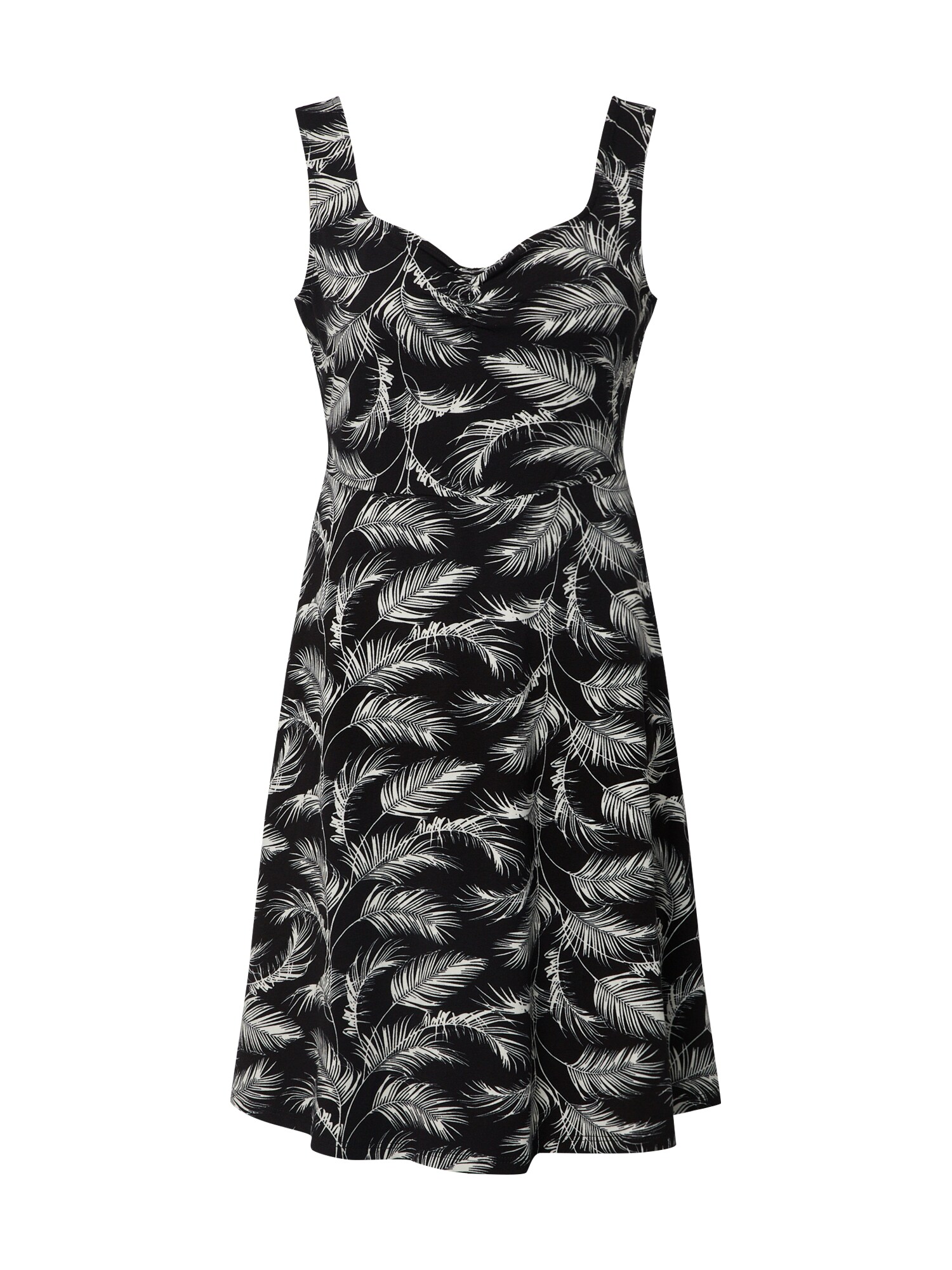 Dorothy Perkins Suknelė 'Leaf Ruched'  juoda