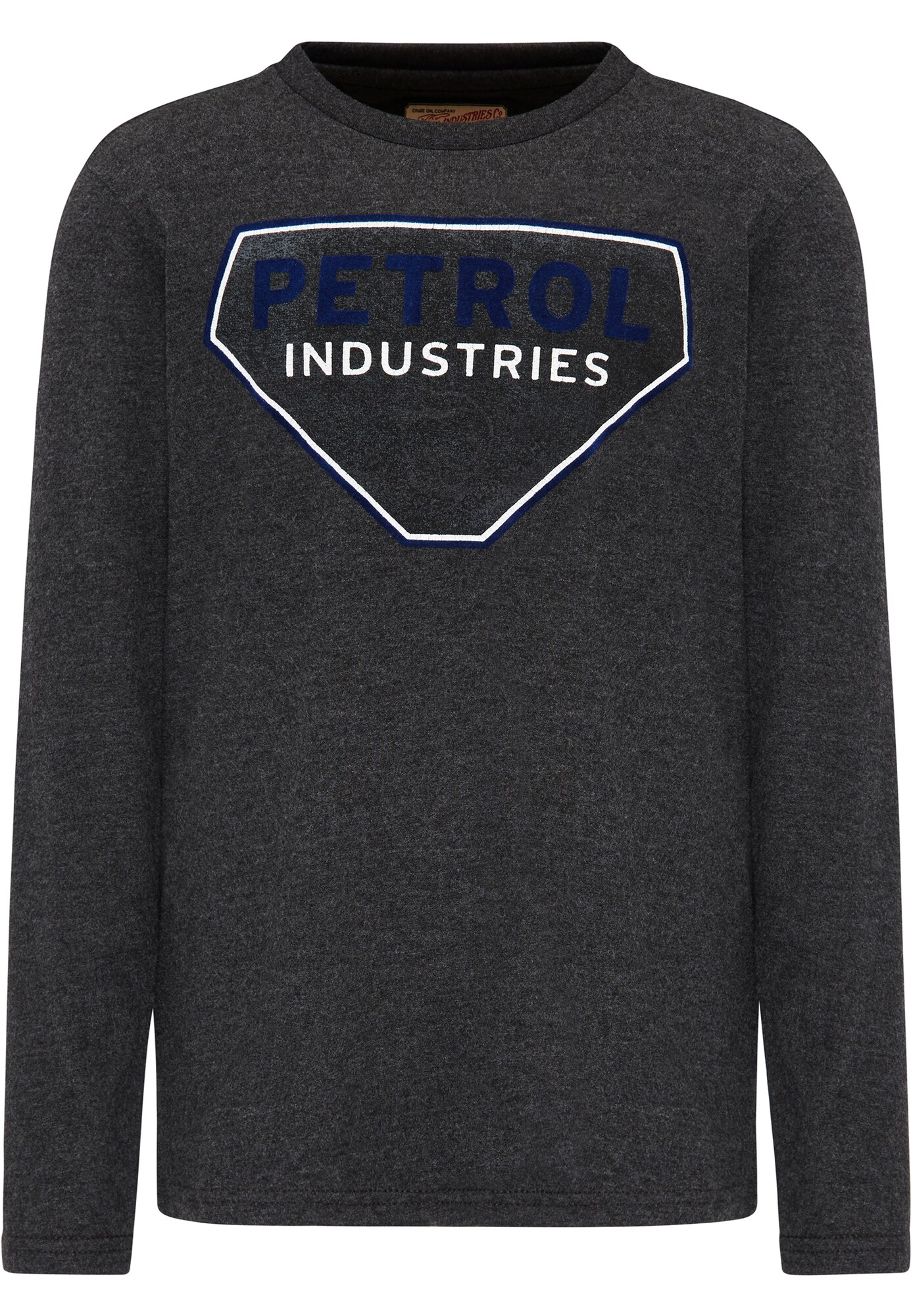 Petrol Industries Jongens Shirt Donkerblauw Grafiet Wit petrol industries kopen in de aanbieding