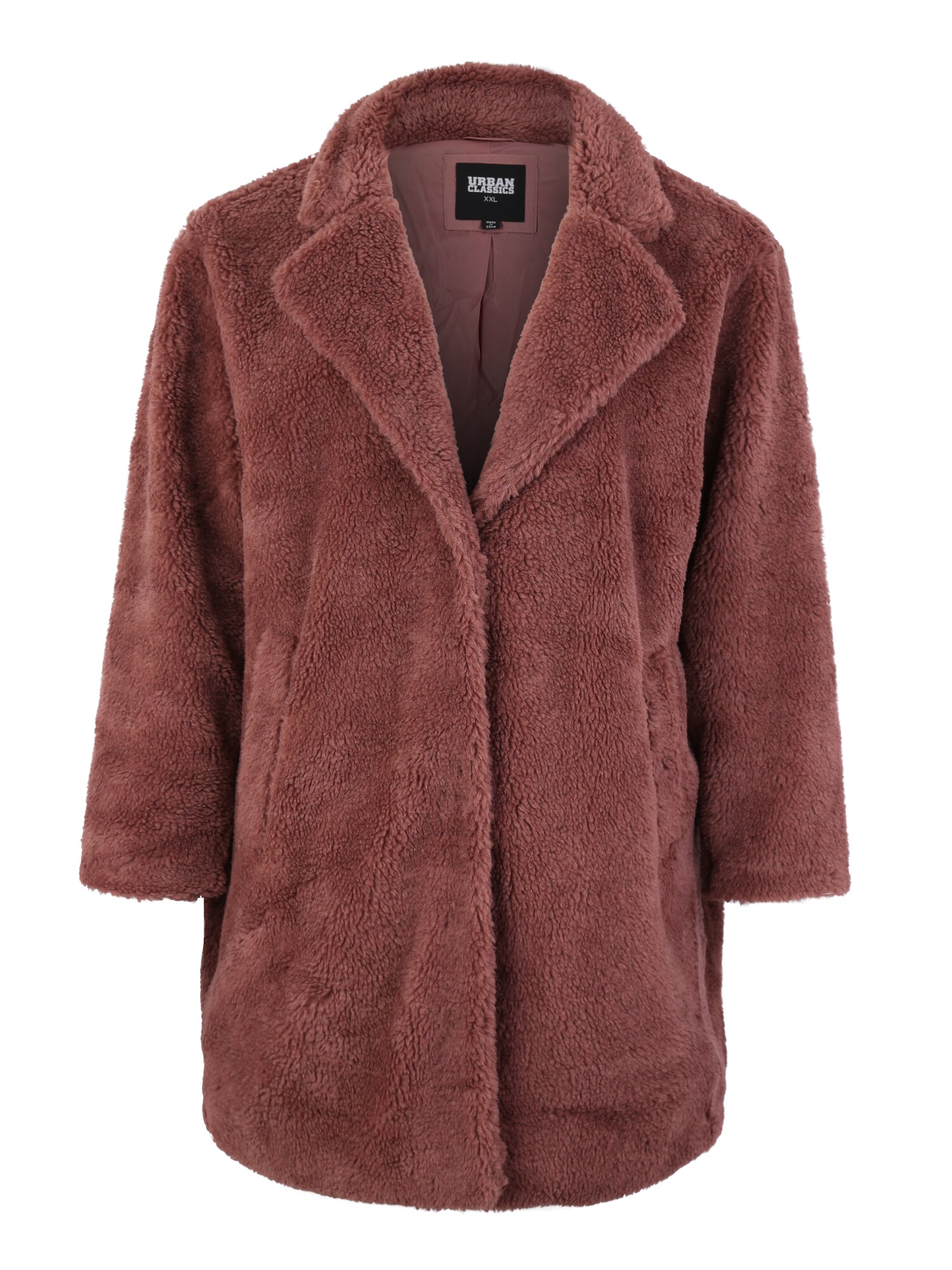 Urban Classics Prechodný kabát 'Sherpa'  malinová