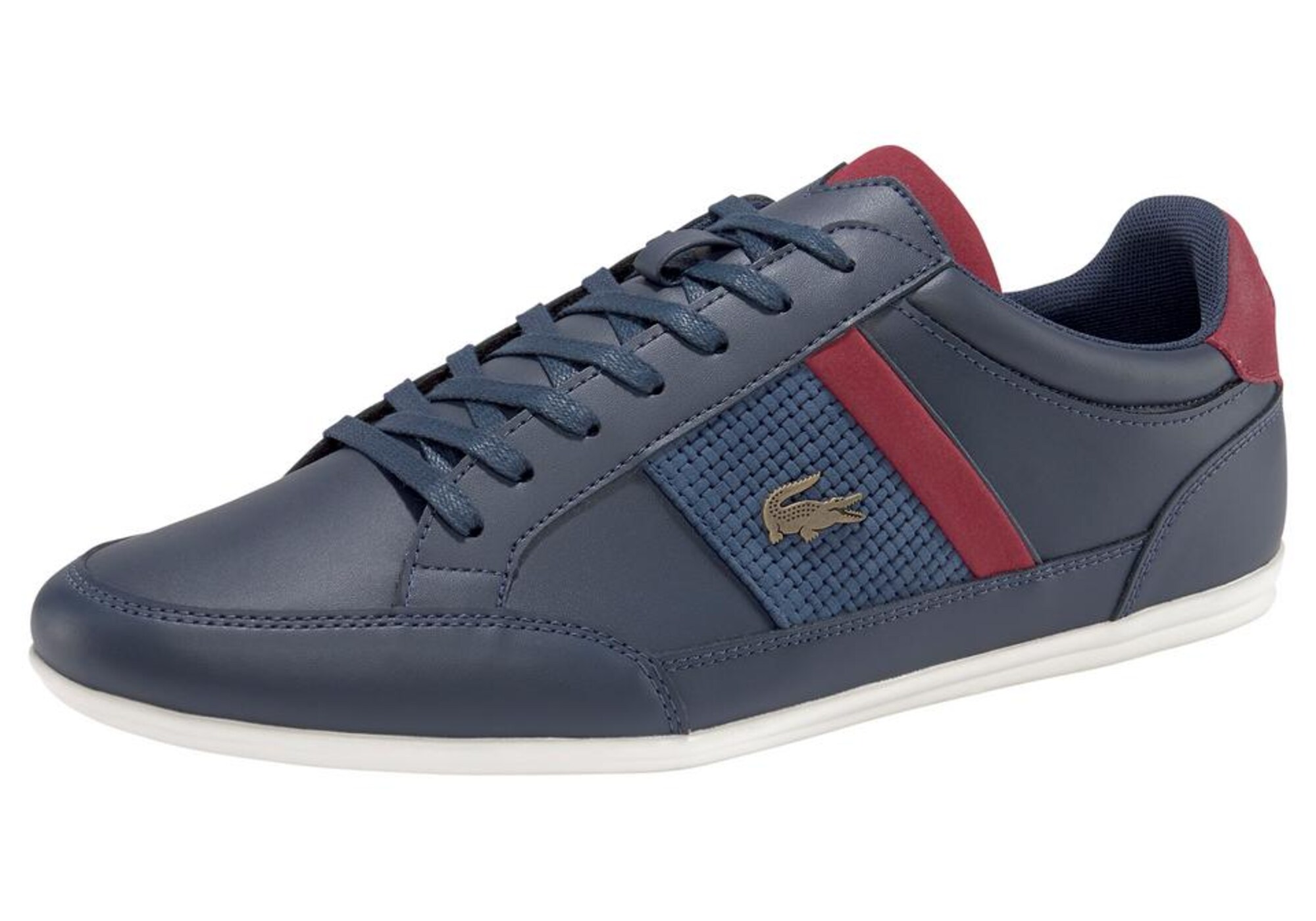 LACOSTE Sneaker ''''CHAYMON'''' dunkelblau / dunkelrot