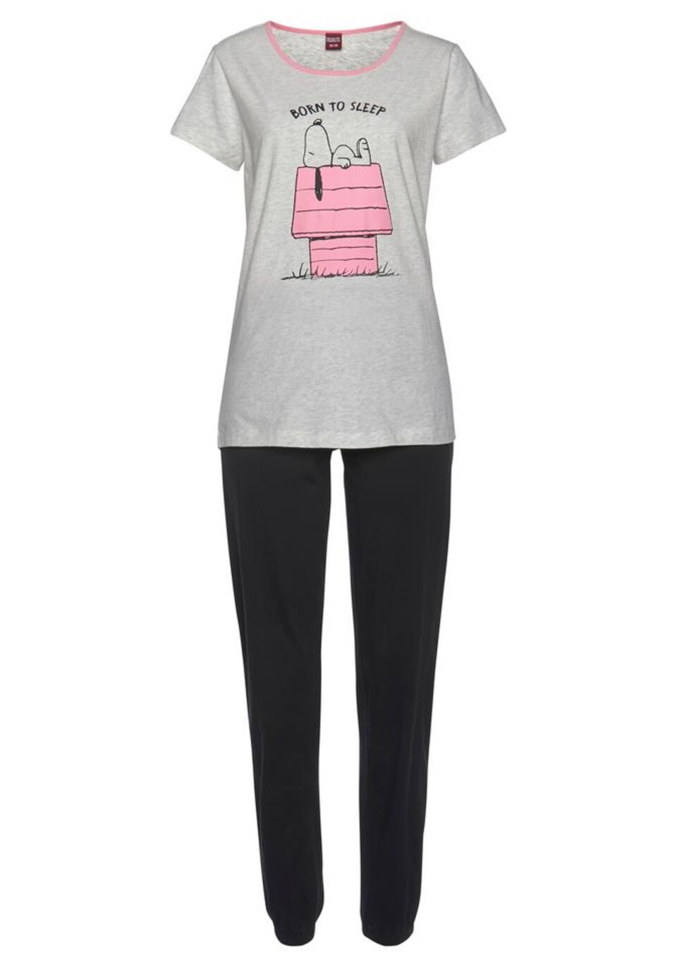 Pyjamas grå / rosa