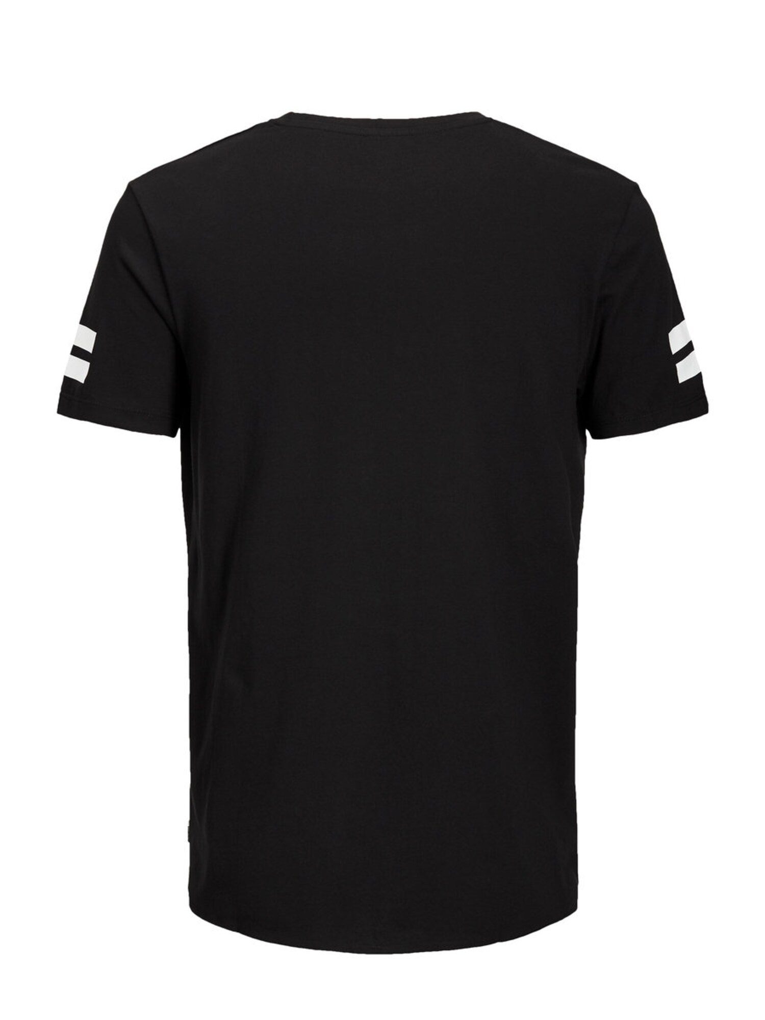 JACK & JONES Póló 'Boro'  fekete / fehér termék 2. képe