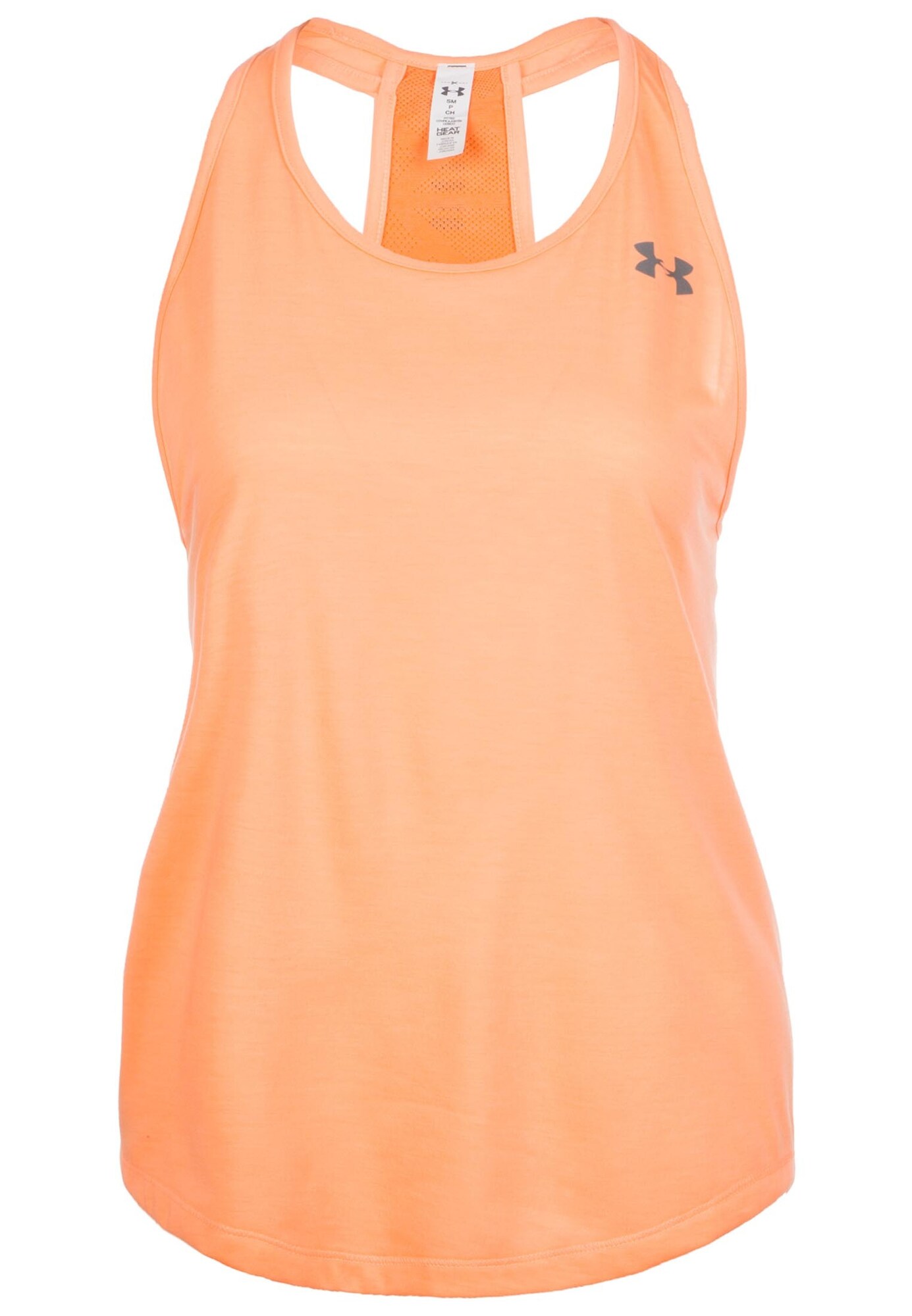 Under Armour Dames Sporttop Threadborne Swyft Pasteloranje under armour kopen in de aanbieding