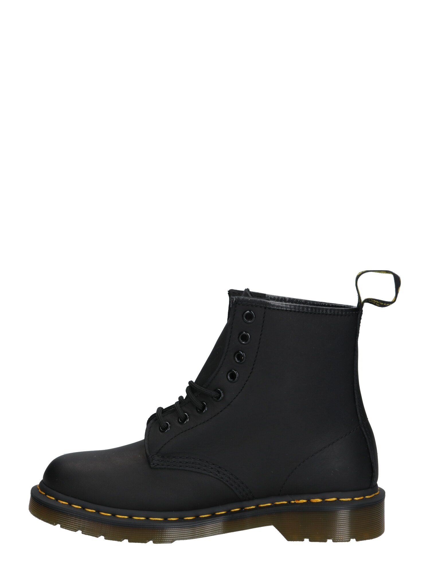 Dr. Martens Botas con cordones '1460'  amarillo / negro – imagen 2