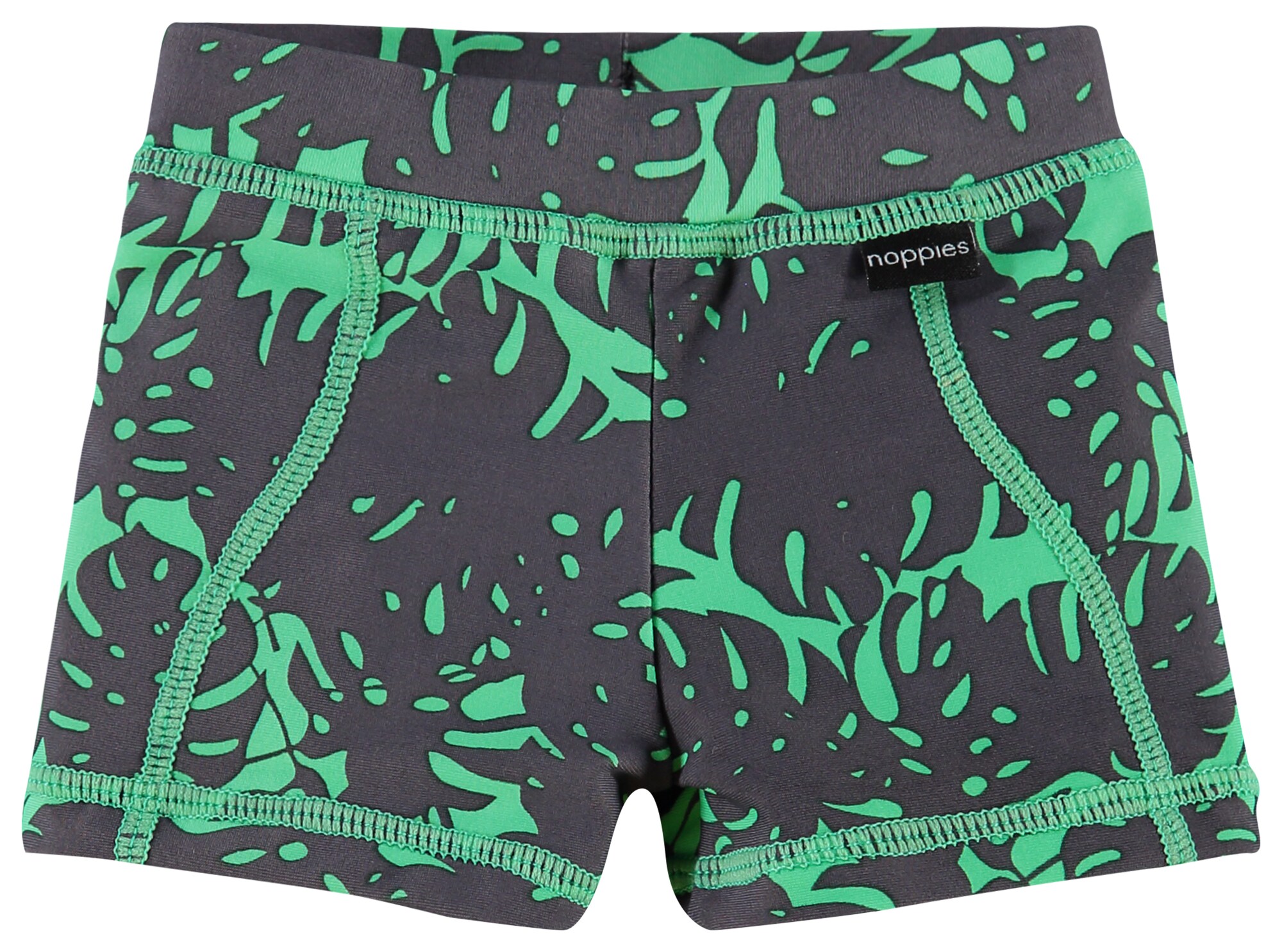 Noppies Jongens Zwembroek Slaton Basaltgrijs Neongroen noppies kopen in de aanbieding