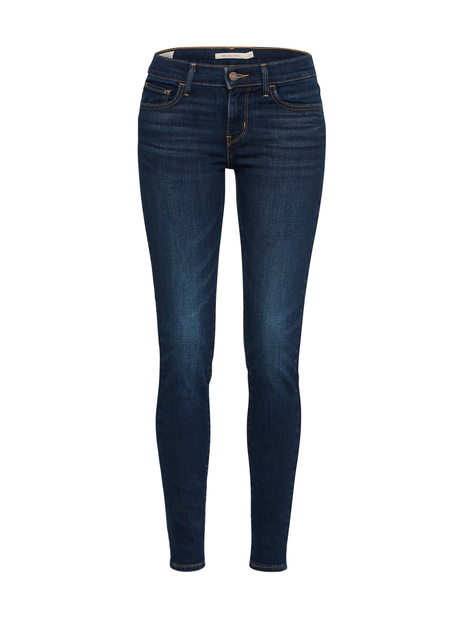 Levis Dames Jeans 710 Super Skinny Donkerblauw levis kopen in de aanbieding