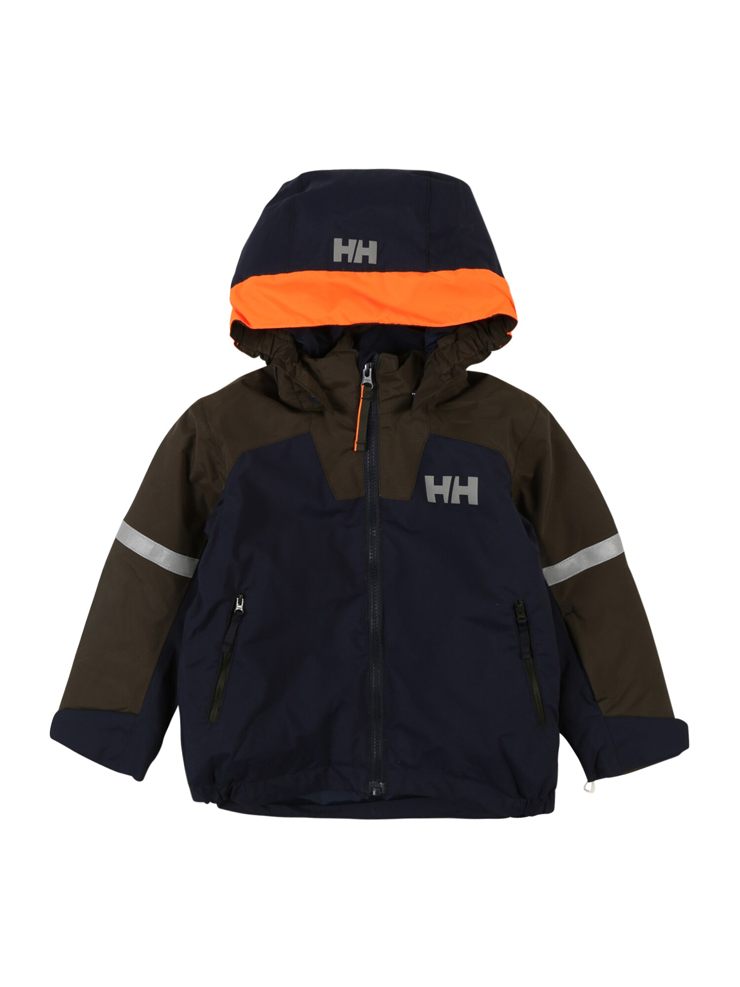 HELLY HANSEN Laisvalaikio striukė 'LEGEND'  oranžinė / tamsiai mėlyna / alyvuogių spalva / sidabro pilka