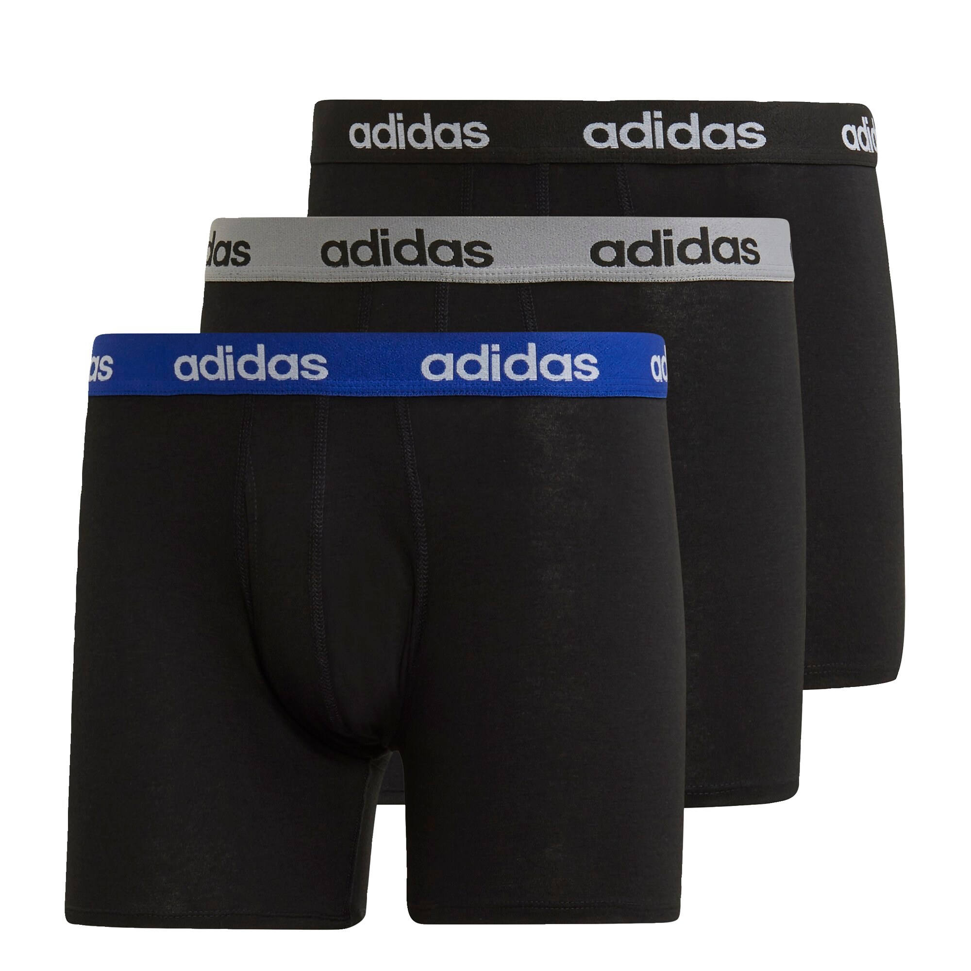 ADIDAS PERFORMANCE Sportinės trumpikės  juoda / mėlyna / pilka