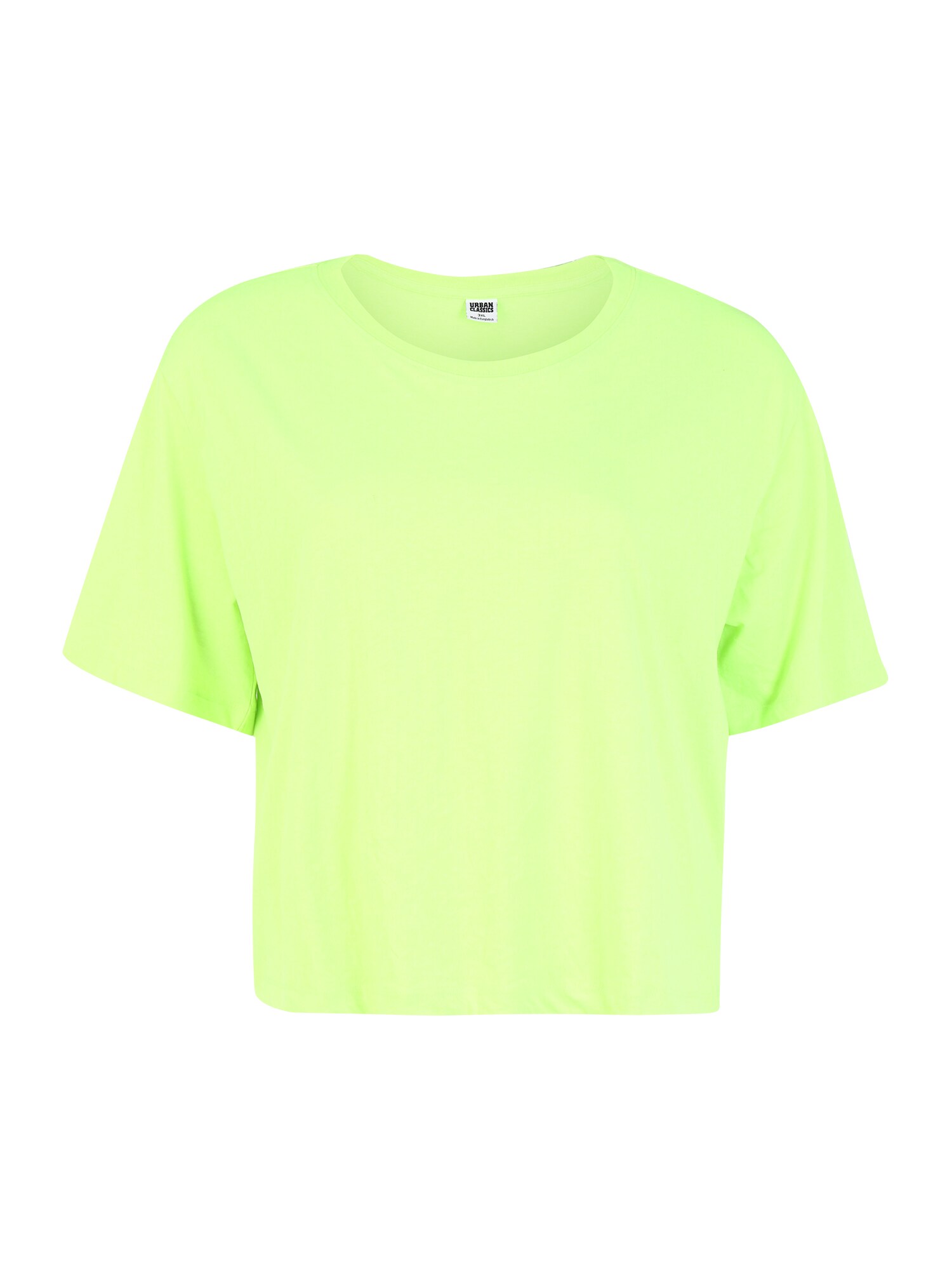 Urban Classics Curvy Marškinėliai 'Neon Tee'  neoninė žalia