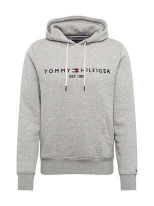 Tommy Hilfiger Sweatshirt Navy / Grijs gemêleerd / Rood / Wit