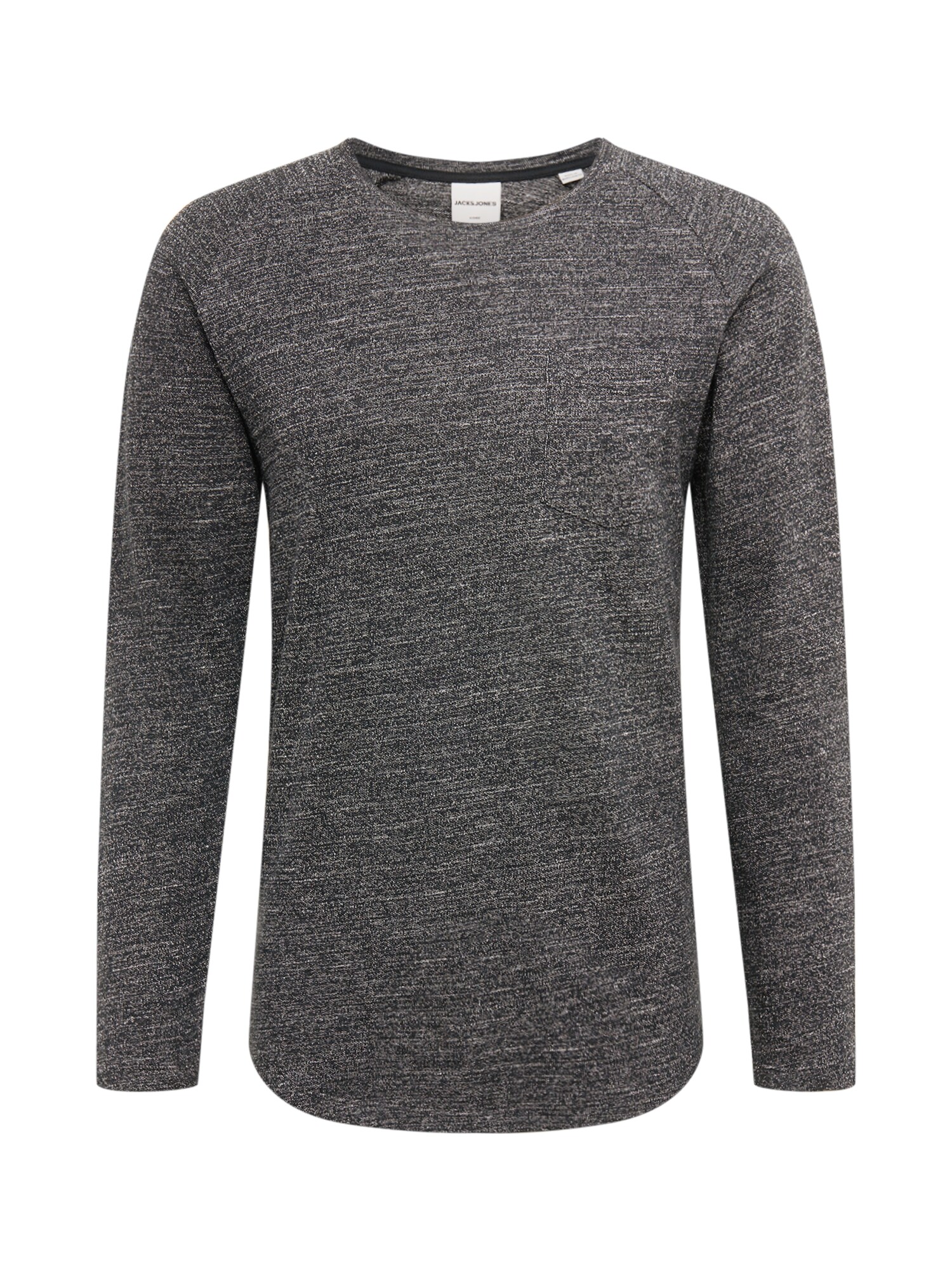 JACK & JONES Marškinėliai  margai juoda