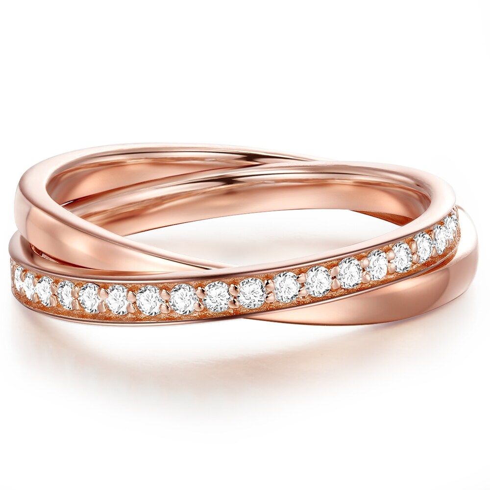 Glanzstücke München Ring Damen Größe 56 rosegold
