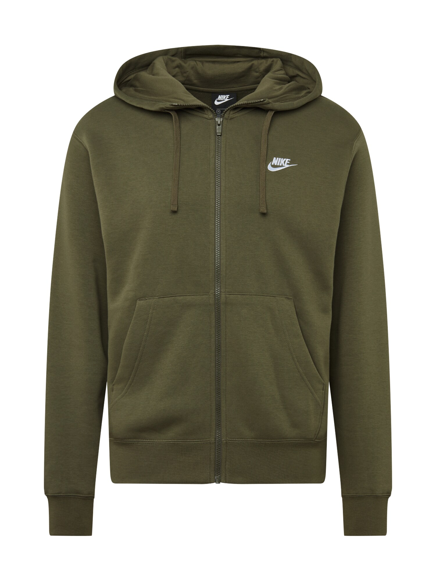 Nike Sportswear Sportinis džemperis  alyvuogių spalva / balta