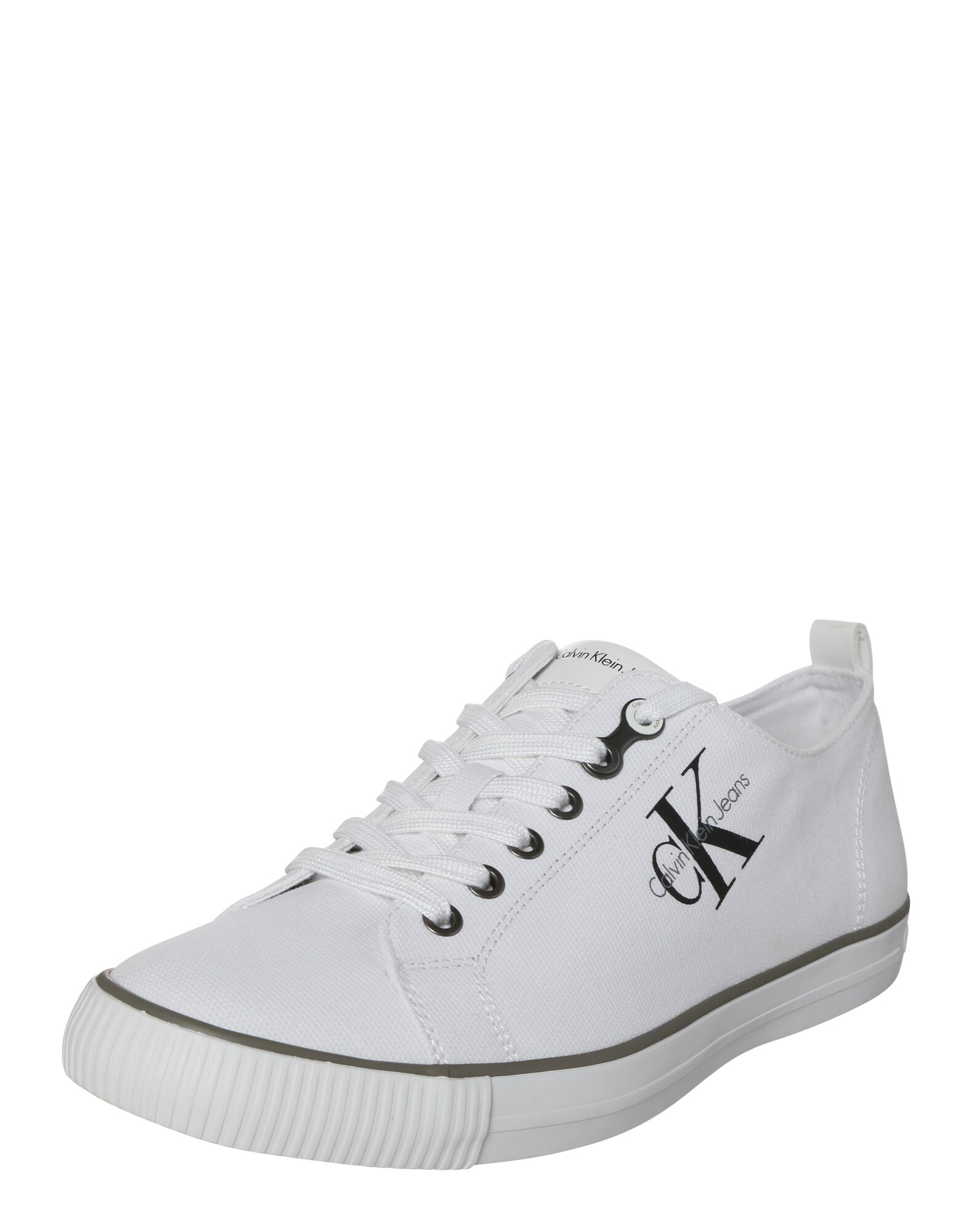 Calvin Klein Jeans Heren Sneakers Laag Wit calvin klein jeans kopen in de aanbieding