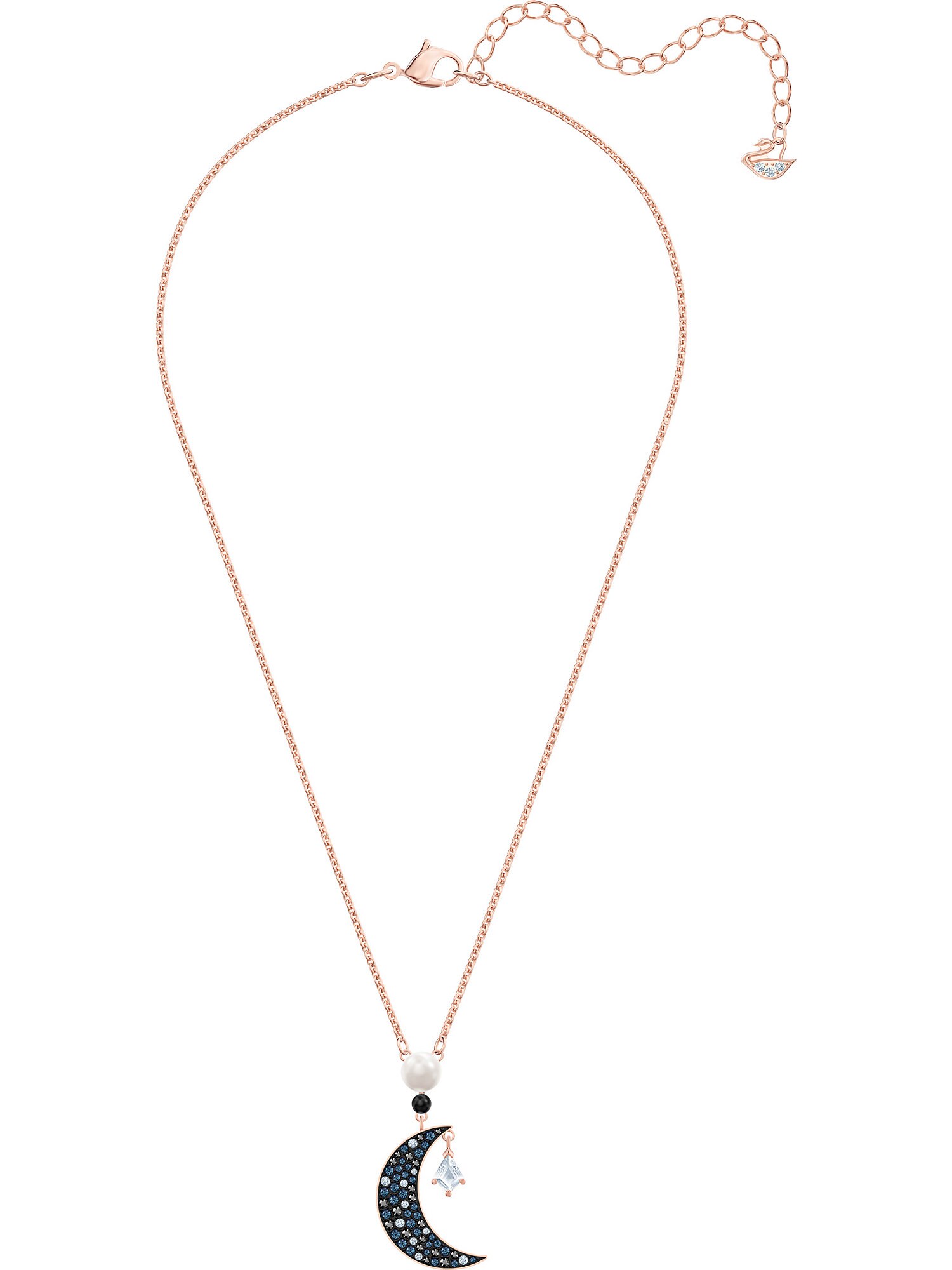 Swarovski Grandinėlė 'Symbol'  juoda / balta / tamsiai mėlyna / auksas