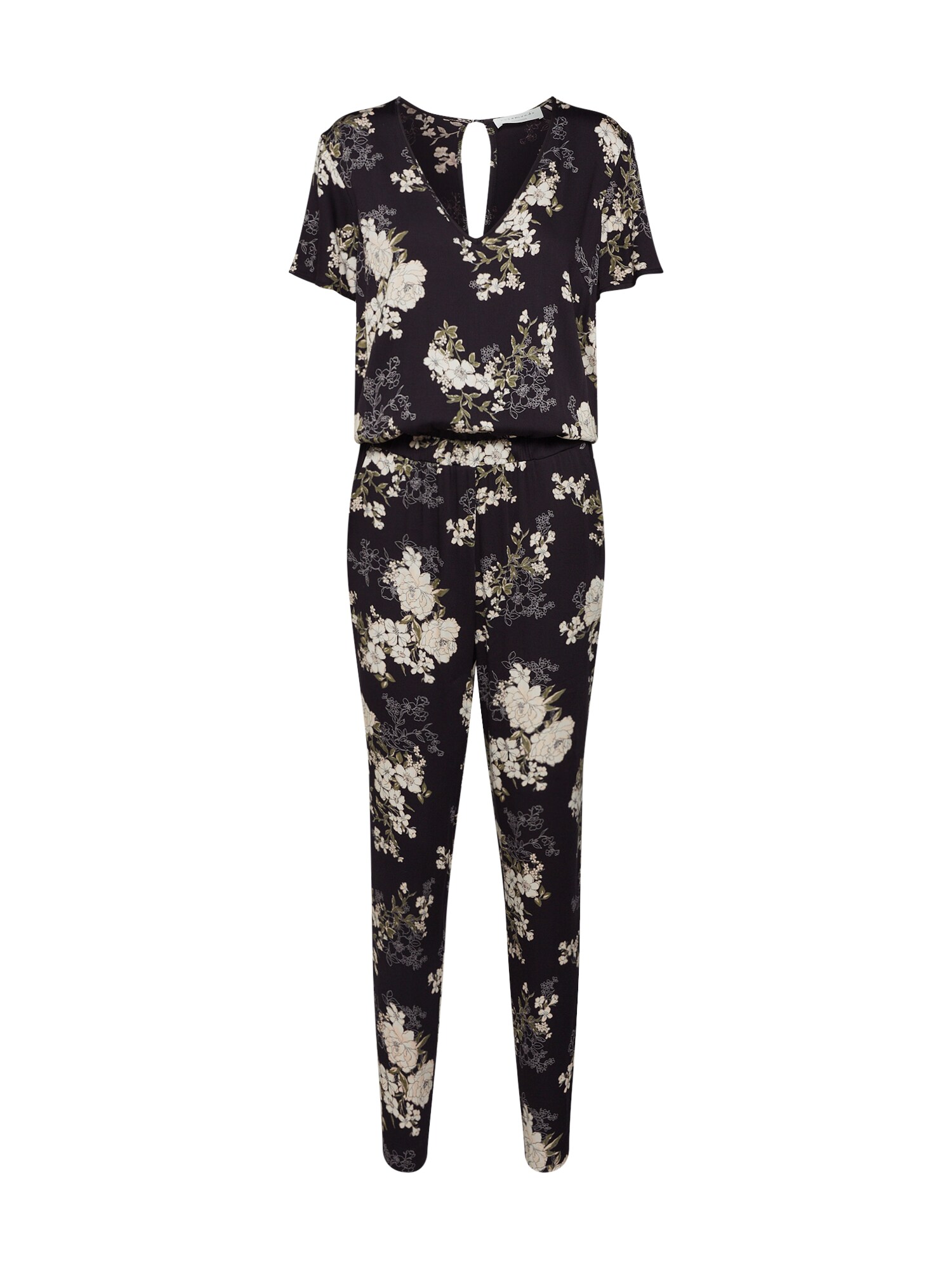 Rosemunde Dames Jumpsuit Ss Zwart Wit rosemunde kopen in de aanbieding