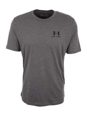 UNDER ARMOUR Camiseta  gris moteado / negro