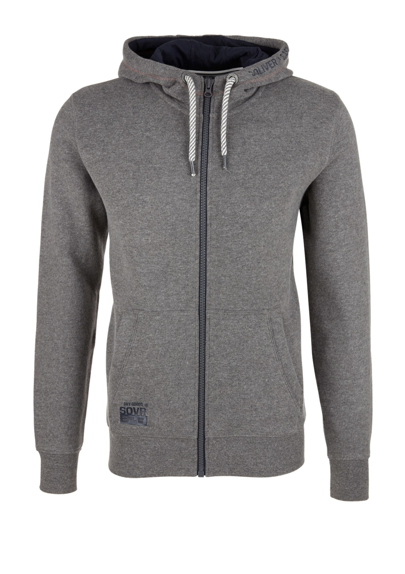 S.Oliver RED LABEL Hoodie-Jacke graumeliert