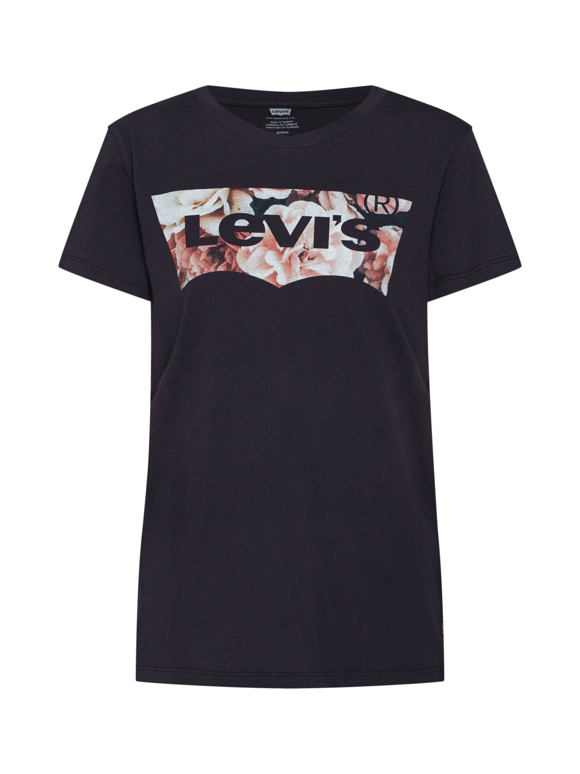 LEVIS ® T-shirt 'Perfect Tee' gammalrosa / svart dam