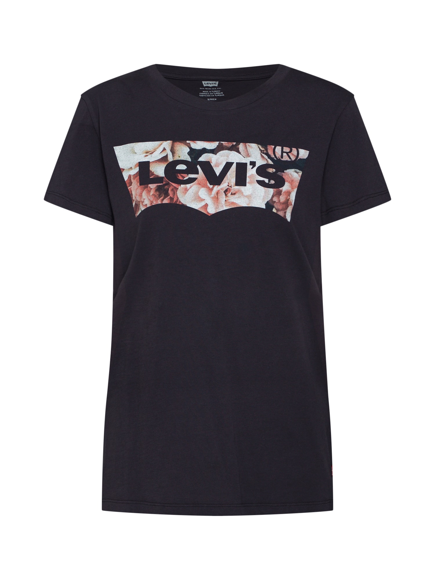 LEVI'S Тениска 'THE PERFECT TEE'  черно
