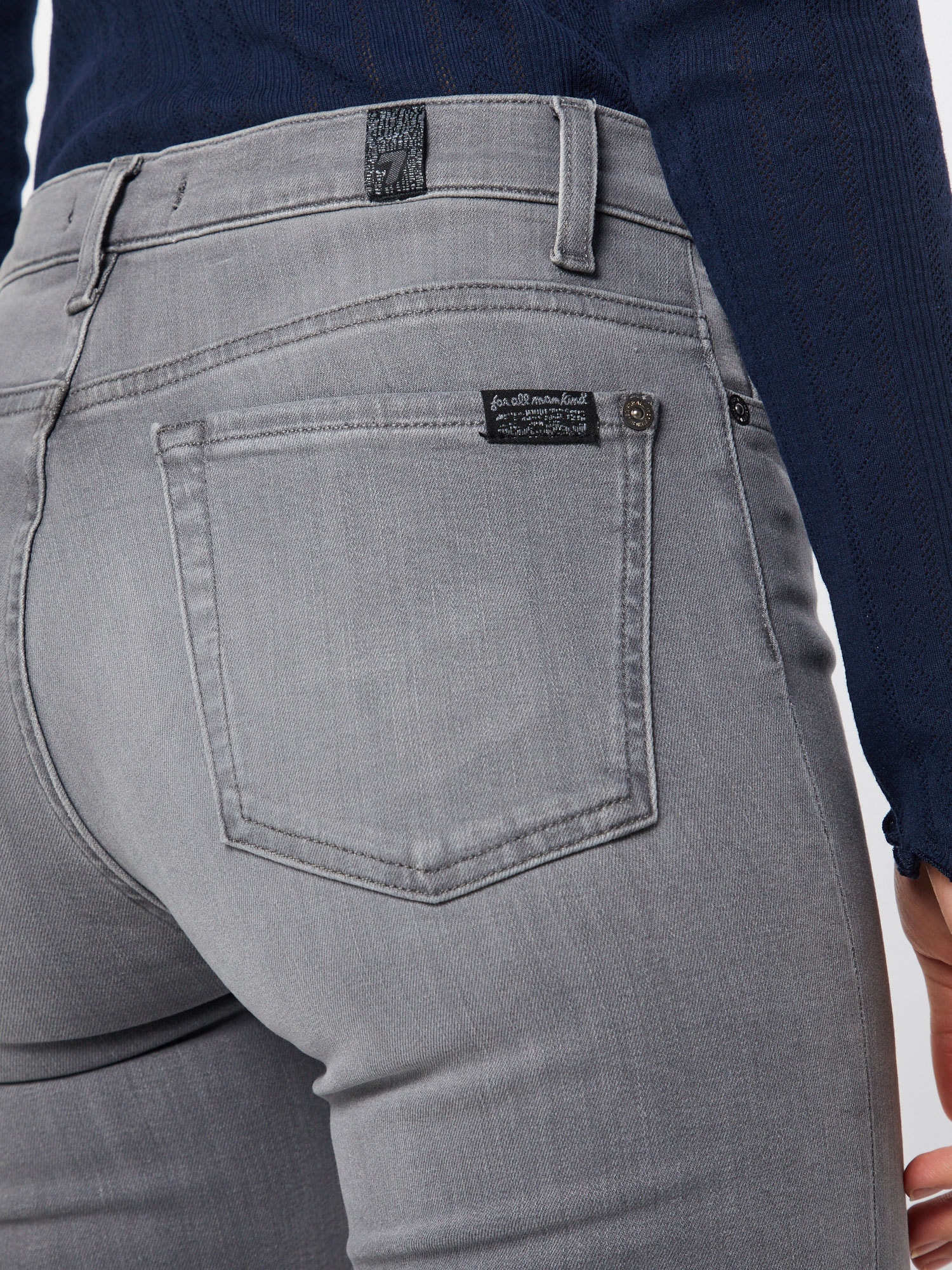 7 for all mankind Džínsy 'HW SKINNY SLIM ILLUSION LUXE BLISS' sivá (obrázok 5)