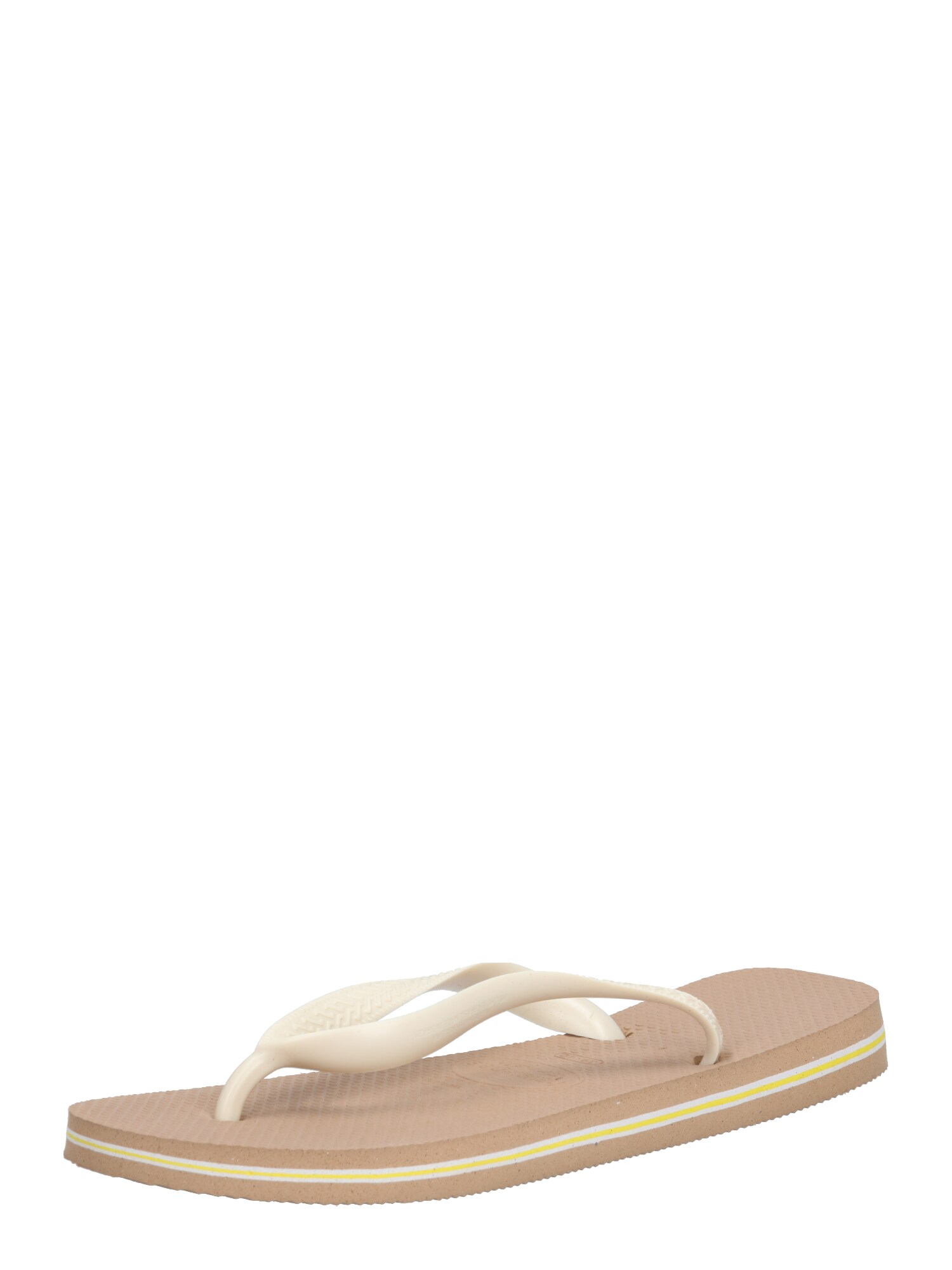 Havaianas Dames Teenslippers Brasil Beige Goud havaianas kopen in de aanbieding