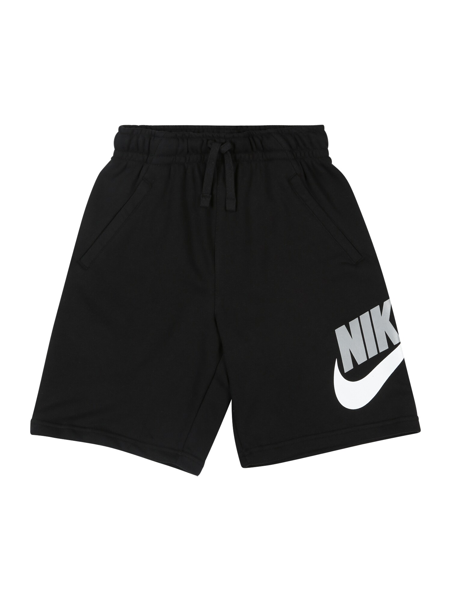 Nike Sportswear Pantaloni  gri / negru / alb