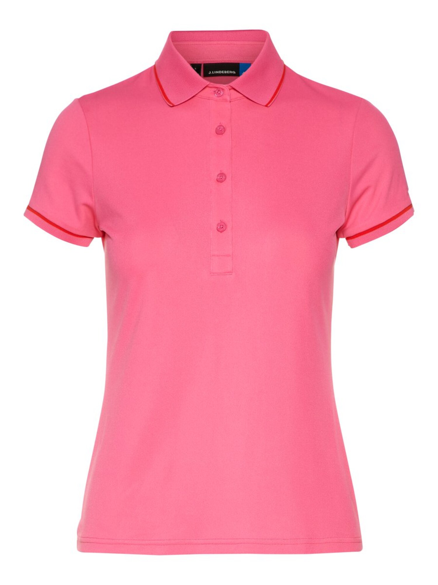 Jlindeberg Dames Functioneel Shirt Leana Lux Pink Rood jlindeberg kopen in de aanbieding