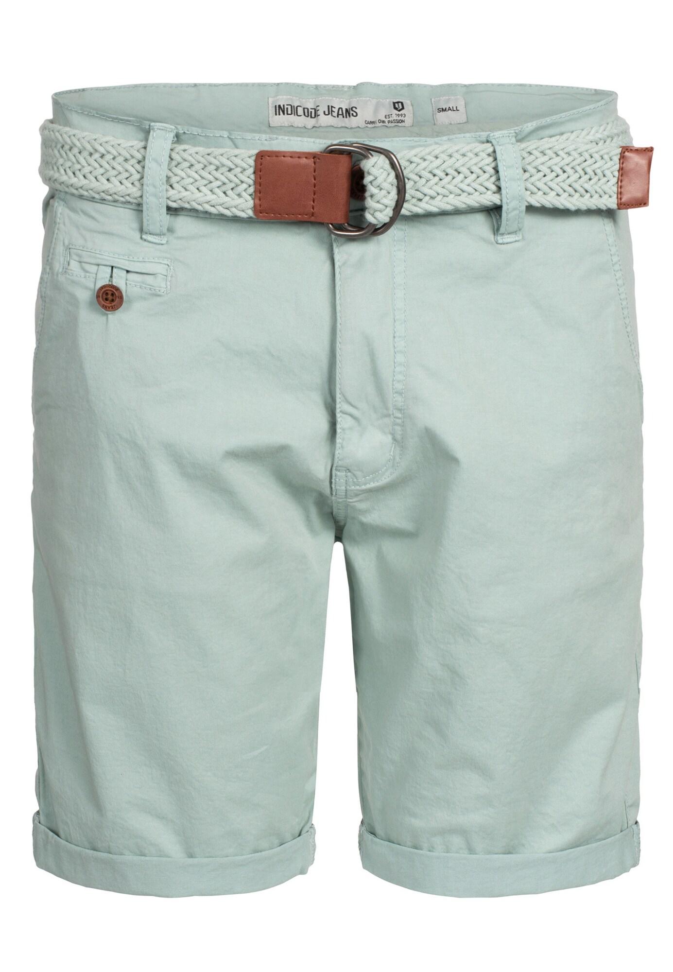 Indicode Jeans Heren Chino Kidd Pastelblauw indicode jeans kopen in de aanbieding