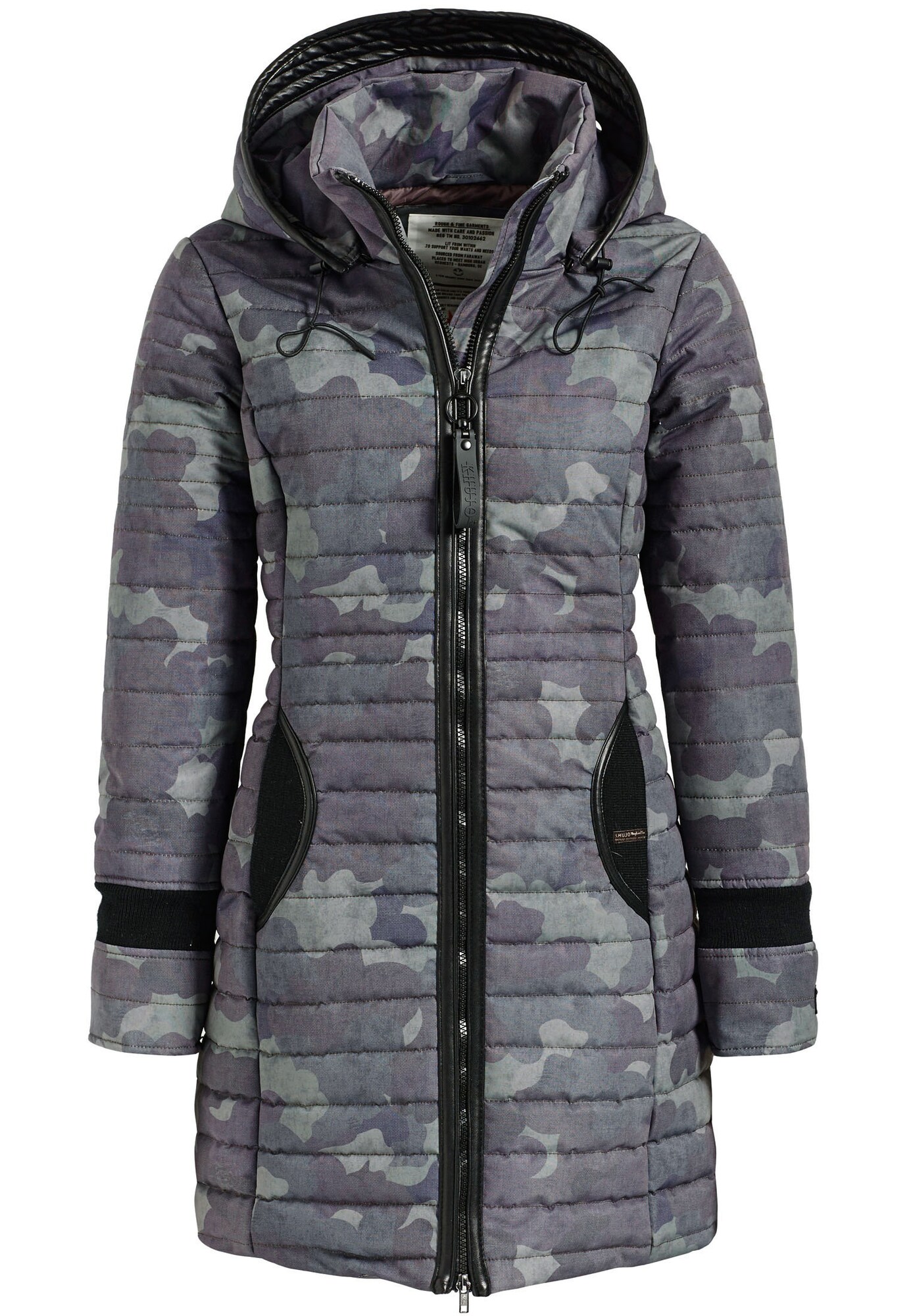 Khujo Dames Winterjas Daily2 Grijs Donkergrijs khujo kopen in de aanbieding