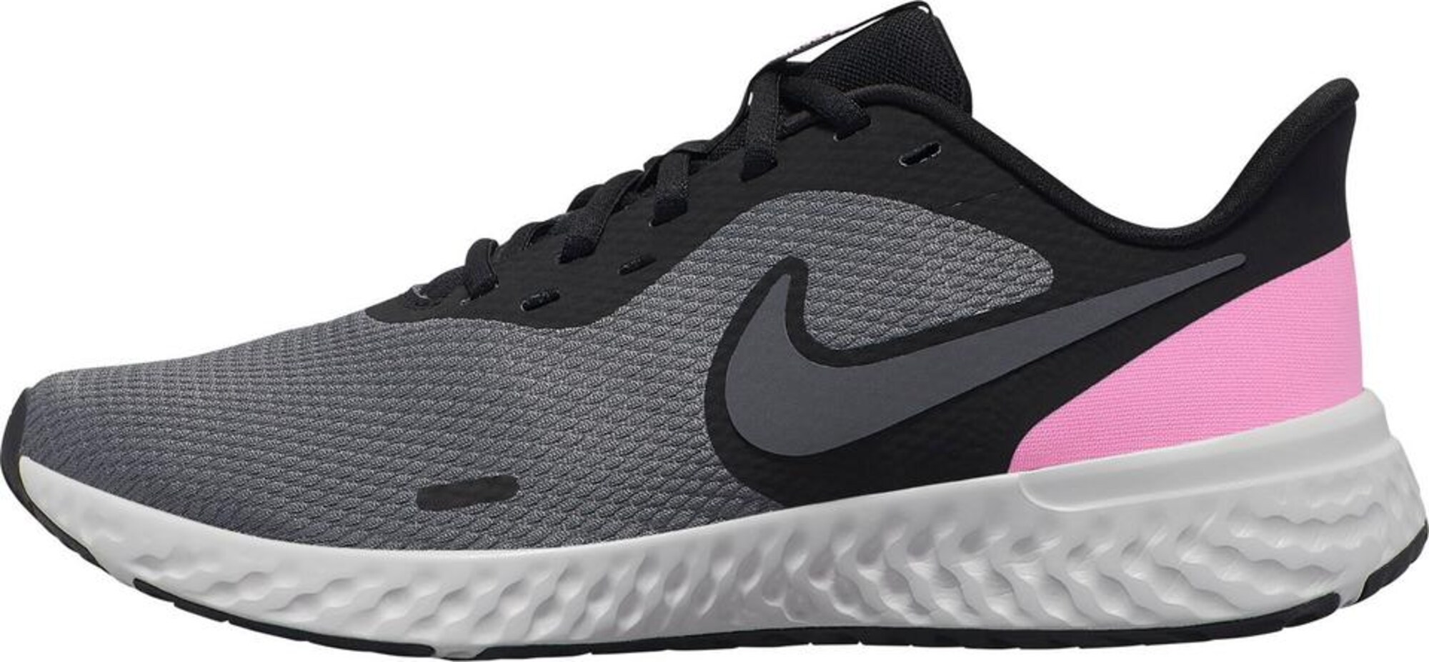 NIKE Bėgimo batai 'Revolution 5'  rožinė / antracito / margai pilka