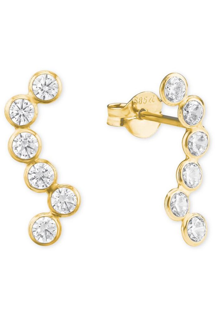 AMOR Ohrstecker Damen Größe One Size gold