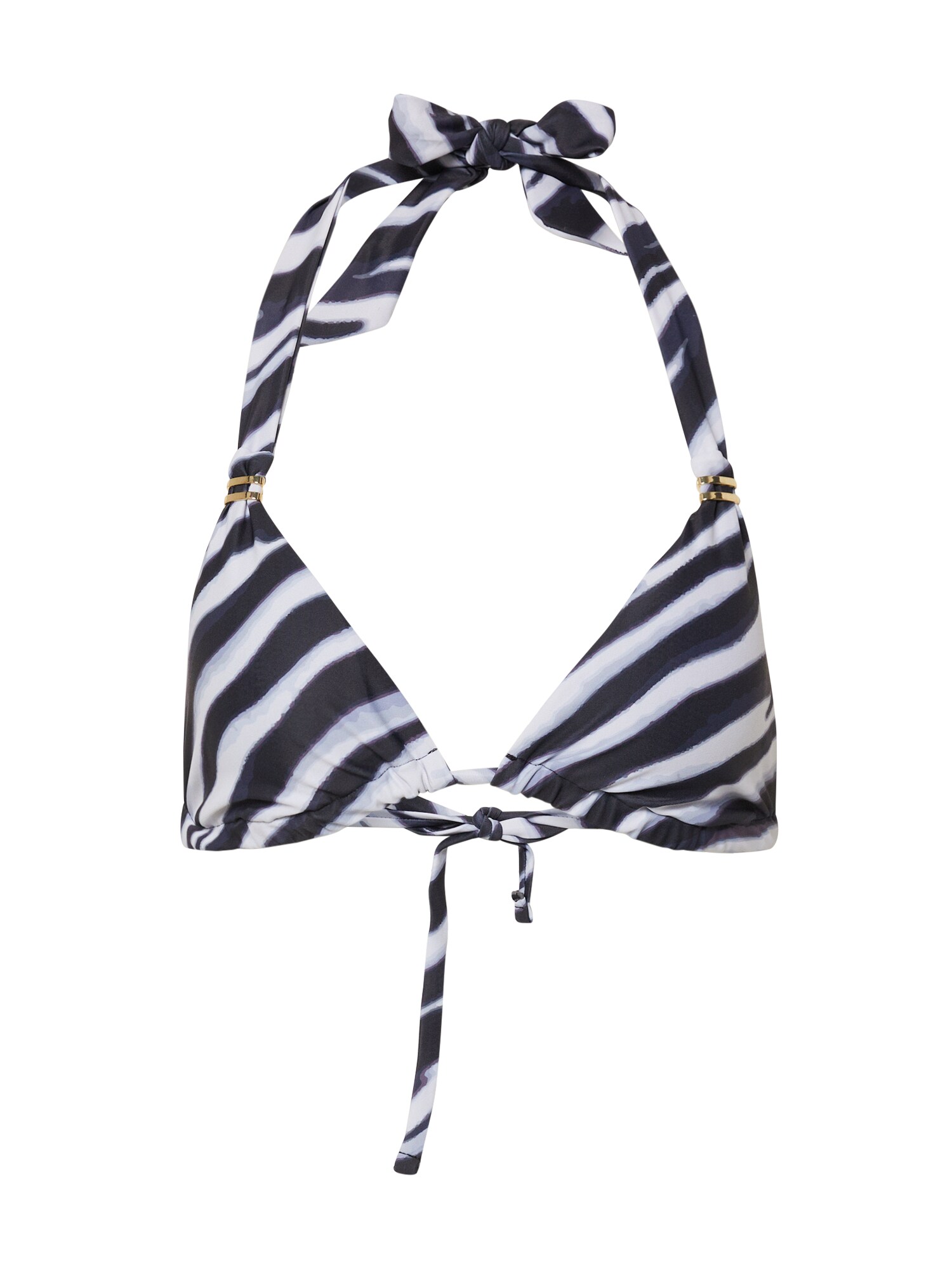 Hunkemöller Bikinio viršutinė dalis 'Zebra Triangle'  juoda