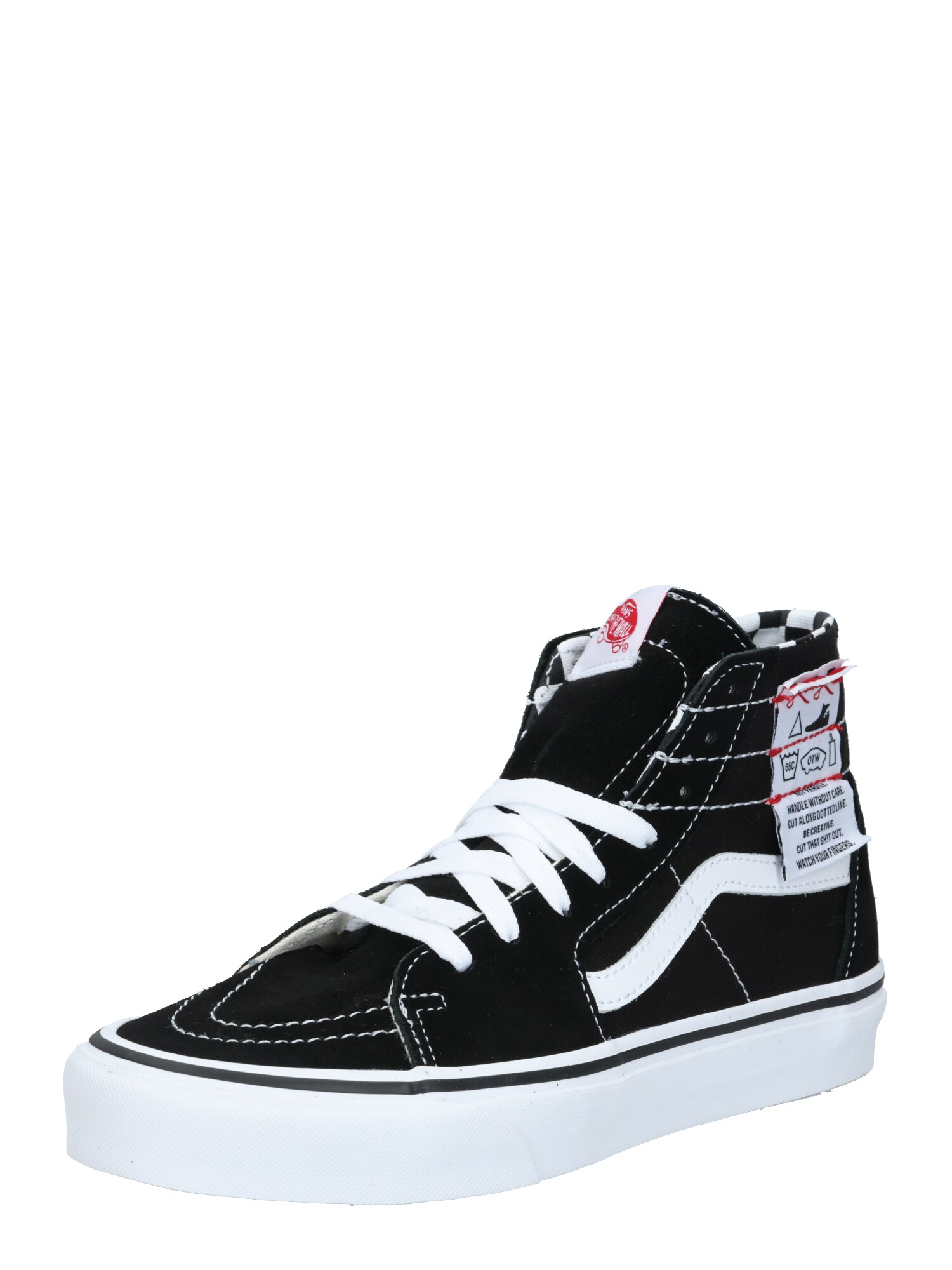 VANS Sportbačiai su auliuku 'UA SK8-Hi Tapered'  juoda / balta