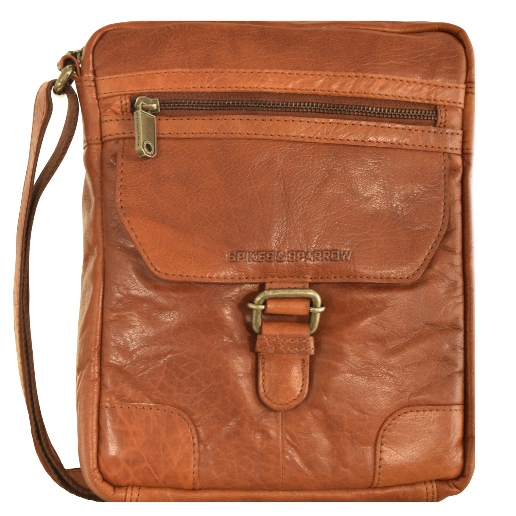 Spikes & Sparrow Schoudertas Cognac