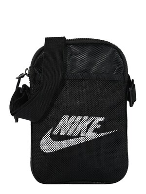 Nike Sportswear Bolso de hombro 'Heritage'  negro / blanco