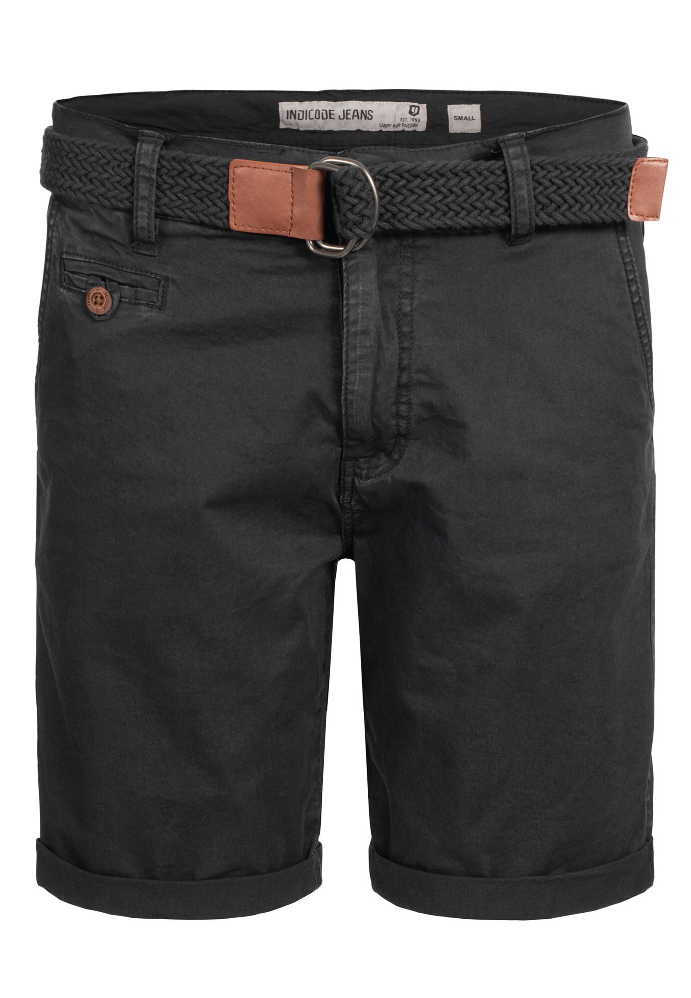 Indicode Jeans Heren Chino Kidd Zwart indicode jeans kopen in de aanbieding