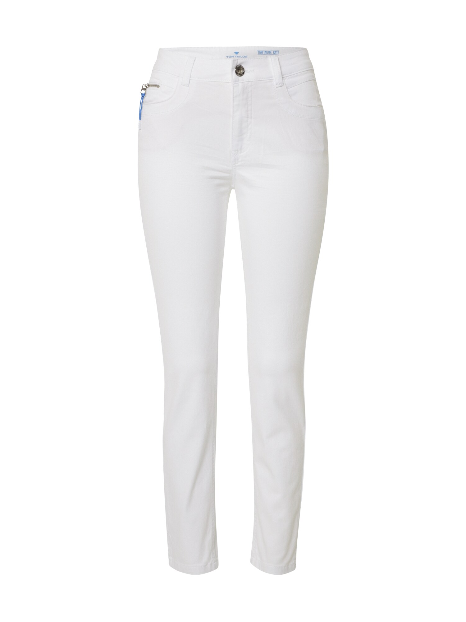 TOM TAILOR Džinsai 'Kate slim Denim Long 1/1'  balto džinso spalva