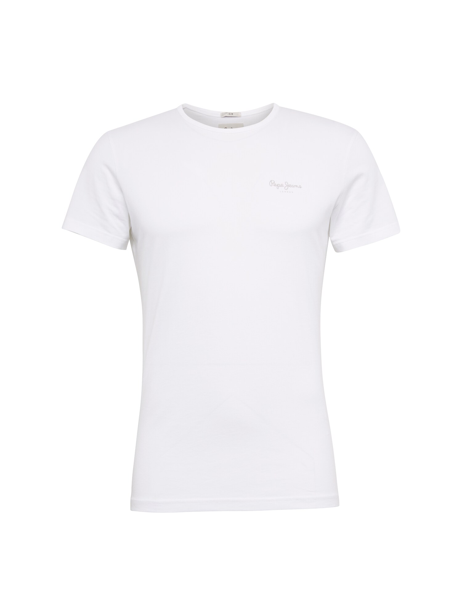 Pepe Jeans Heren Shirt Original Basic Ss Wit pepe jeans kopen in de aanbieding