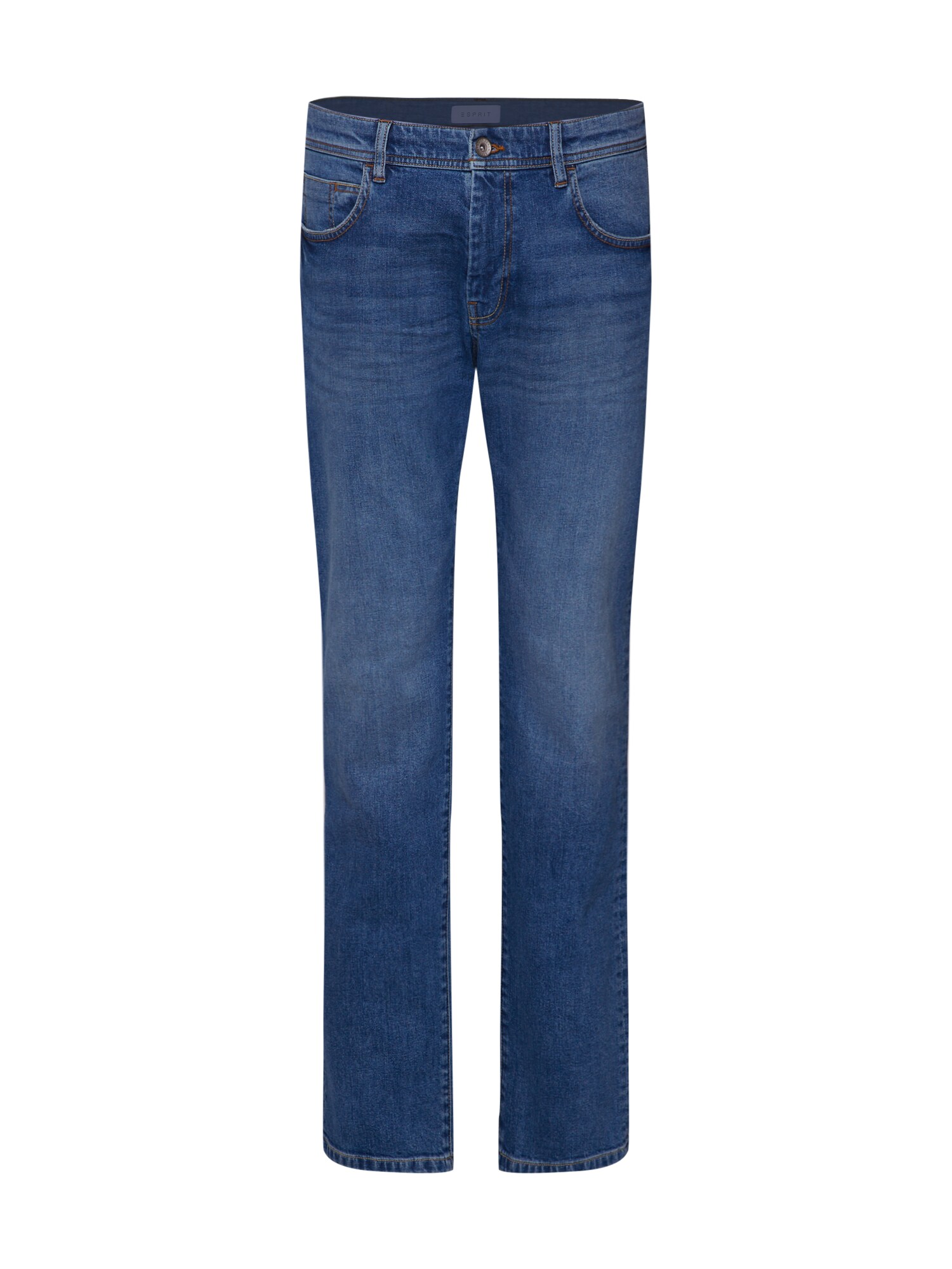Esprit Heren Jeans Straight Blauw Denim esprit kopen in de aanbieding