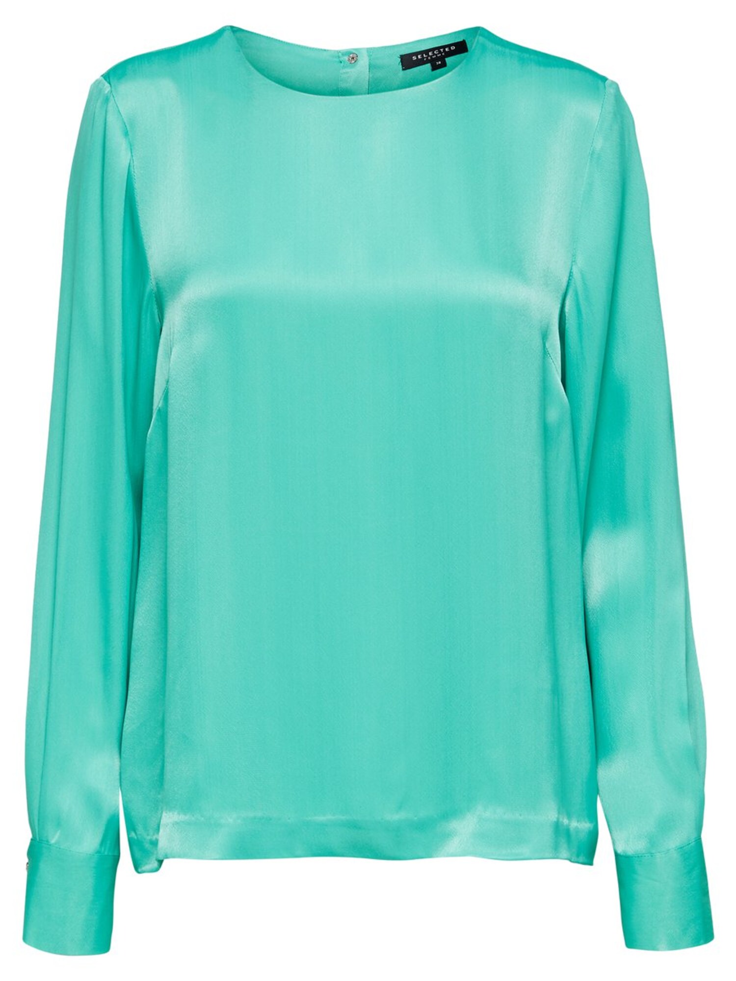 Selected Femme Dames Blouse Smaragd selected femme kopen in de aanbieding