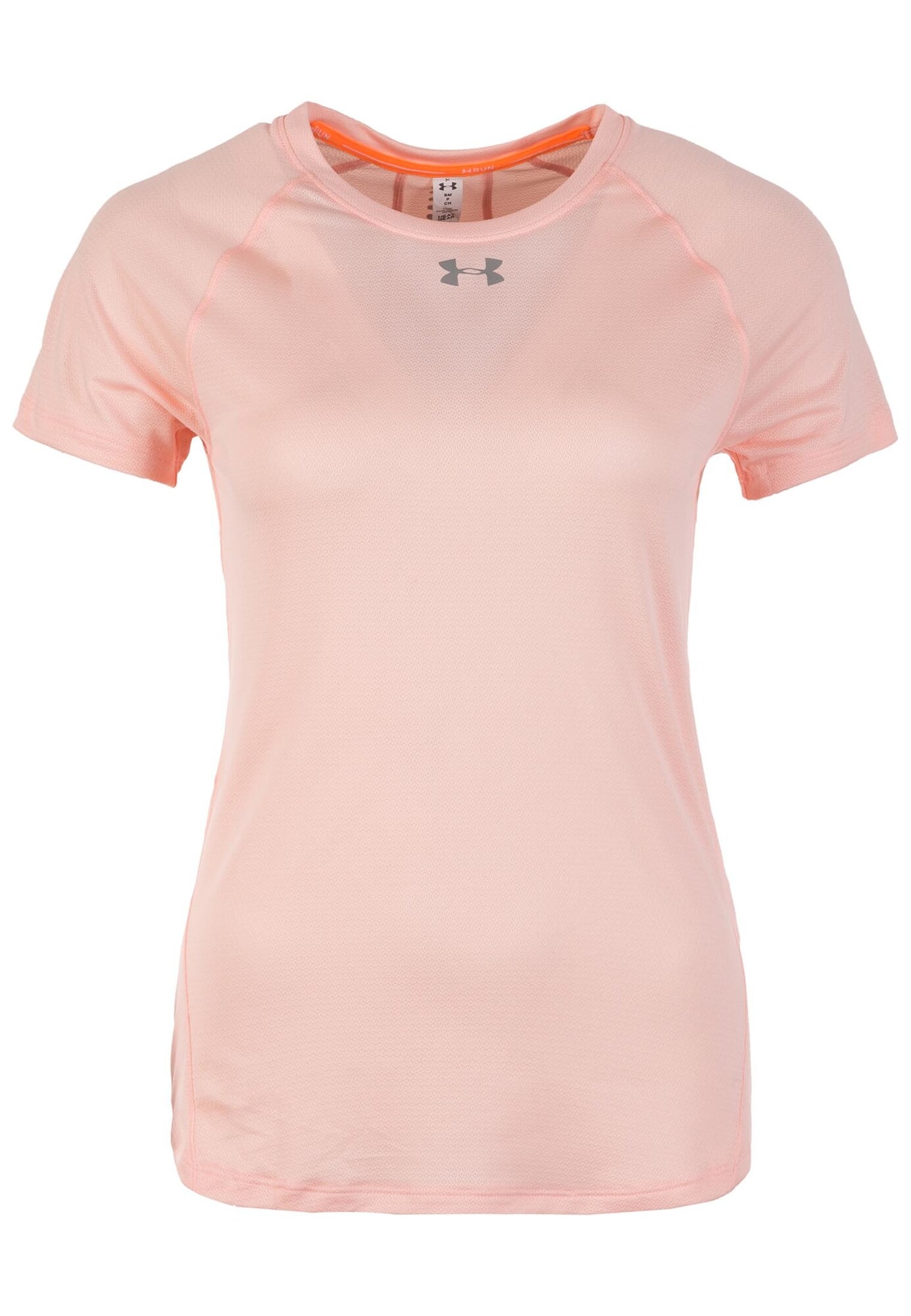 Under Armour Dames Functioneel Shirt Qualifier Zalm Roze under armour kopen in de aanbieding