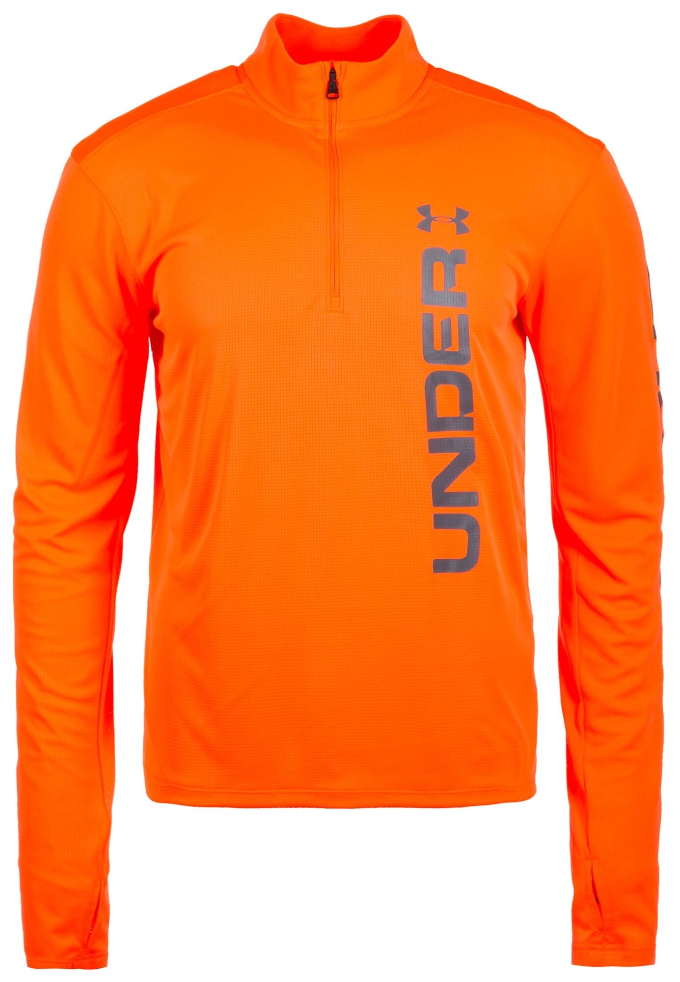 Under Armour Heren Functioneel Shirt Speed Stride Split Donkergrijs Neonoranje under armour kopen in de aanbieding