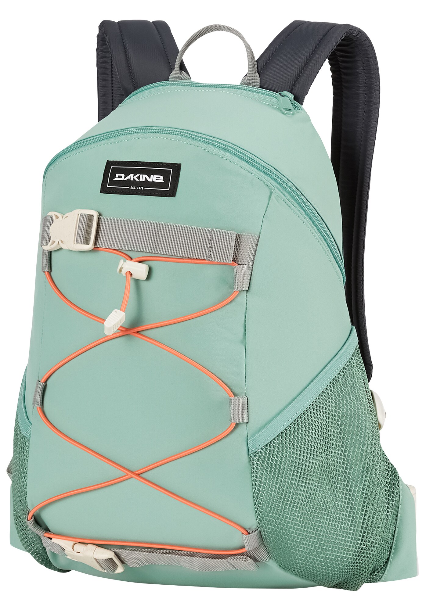 Dakine Dames Sportrugzak Wonder Turquoise Sinaasappel Zwart Zilver dakine kopen in de aanbieding