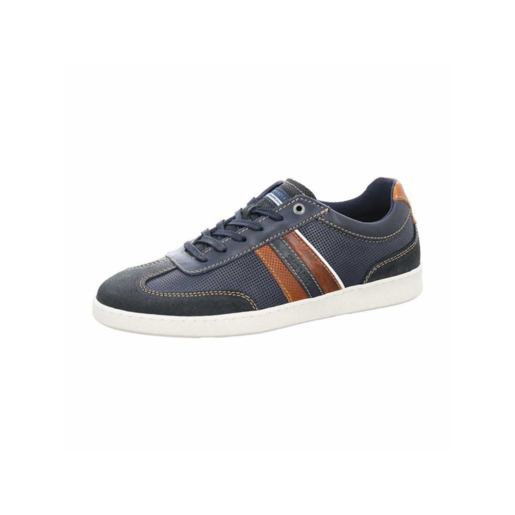 SALAMANDER Schnürschuhe braun / violettblau