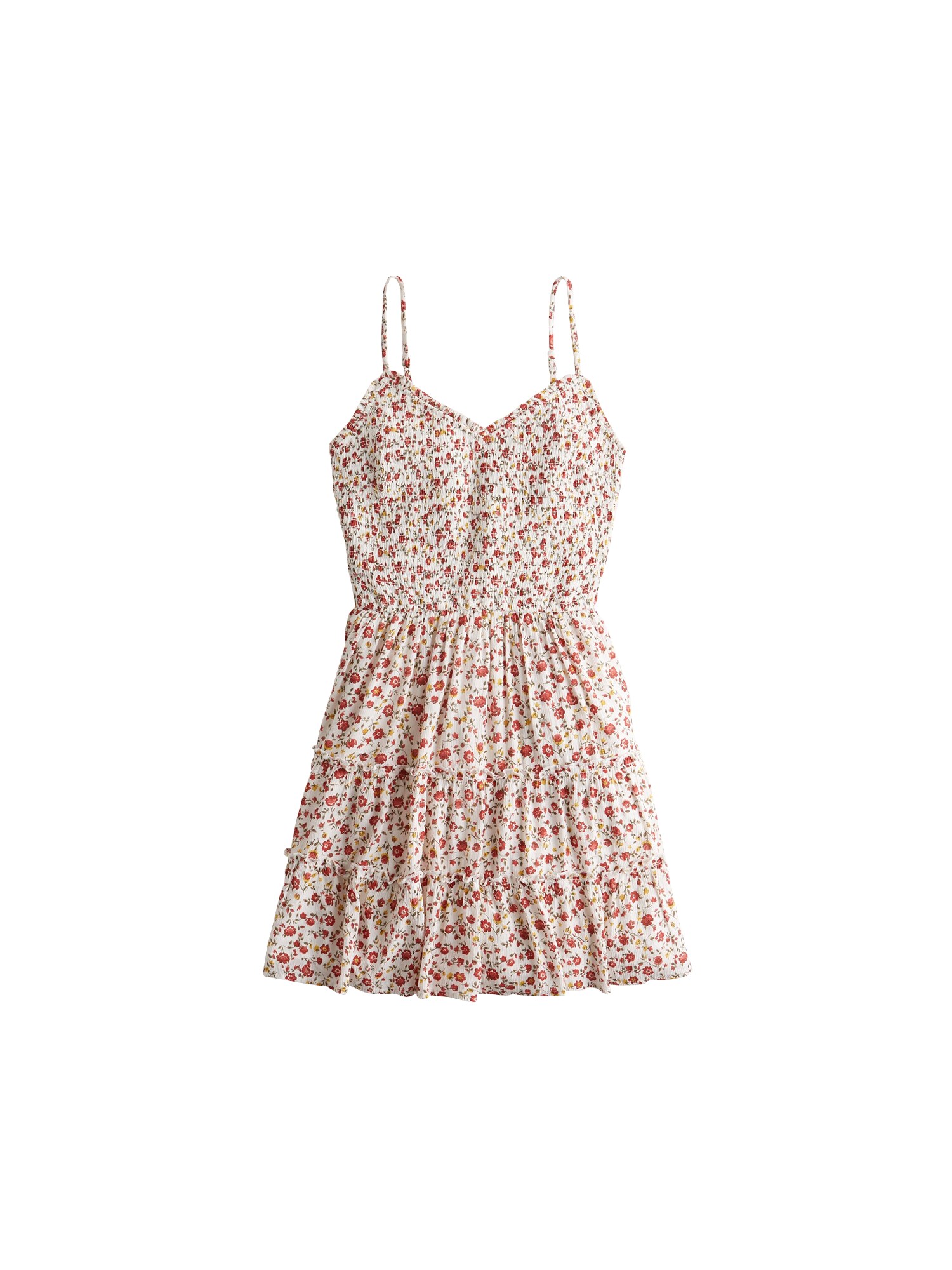 HOLLISTER Vasarinė suknelė  raudona / balta / rožinė
