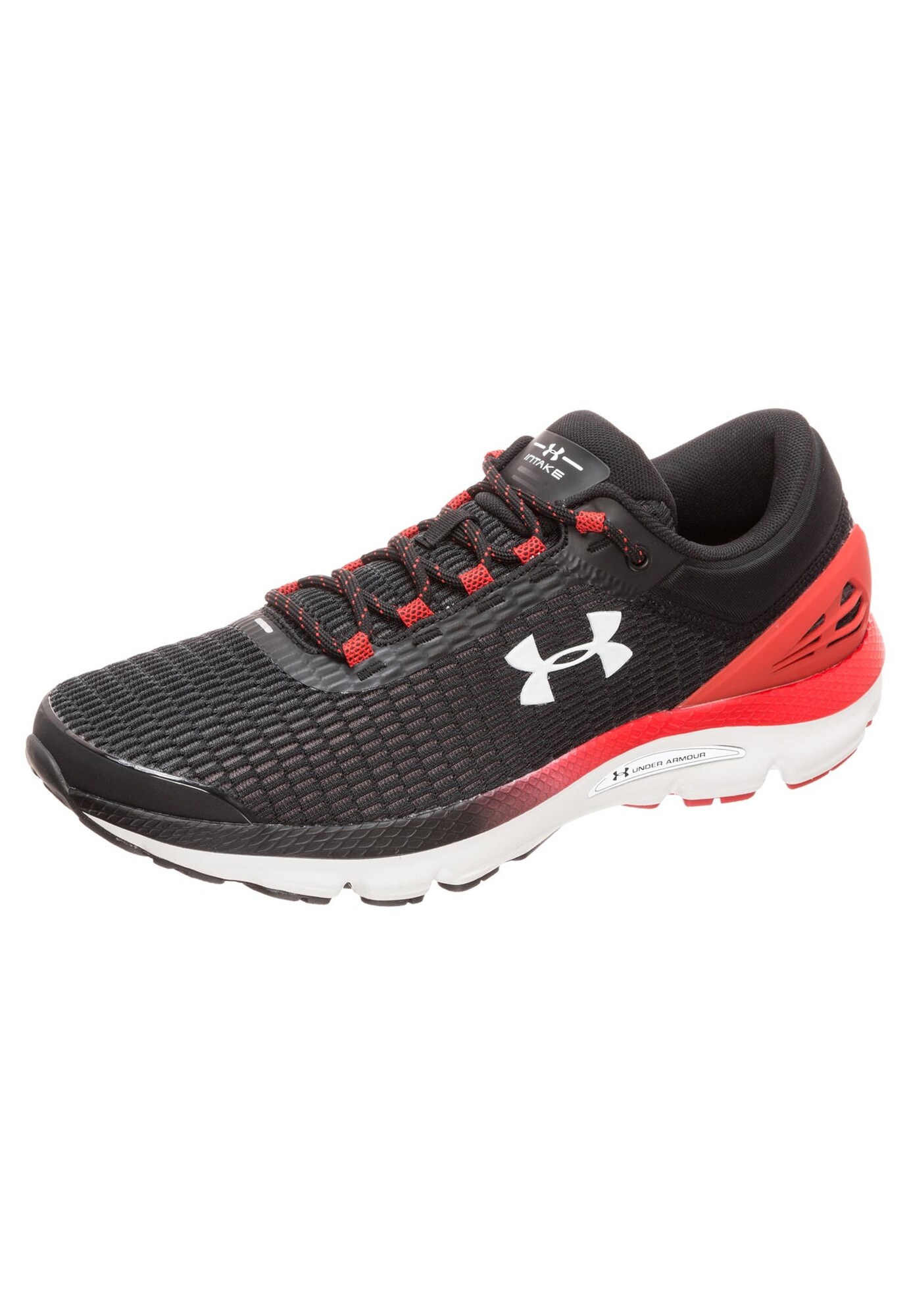 Under Armour Heren Loopschoen Charged Intake 3 Lichtrood Zwart under armour kopen in de aanbieding