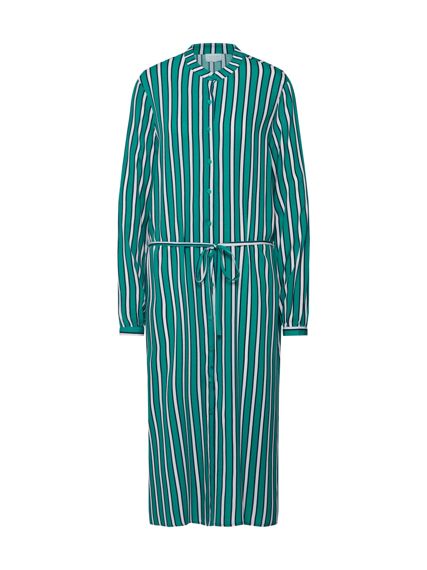 Vila Dames Jurk Linetta Navy Groen Wit vila kopen in de aanbieding