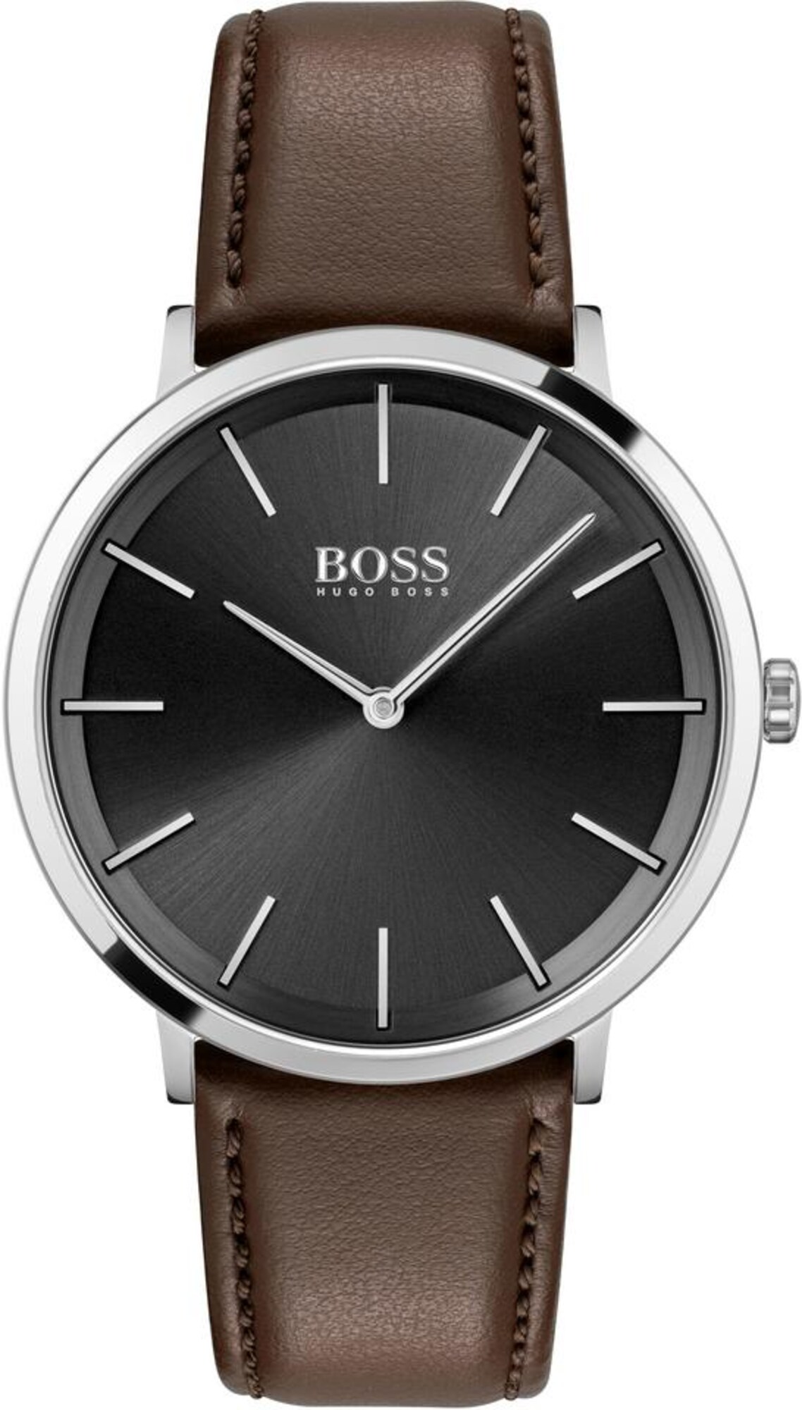 BOSS Analoginis (įprastinio dizaino) laikrodis 'SKYLINER'  ruda / juoda / sidabrinė