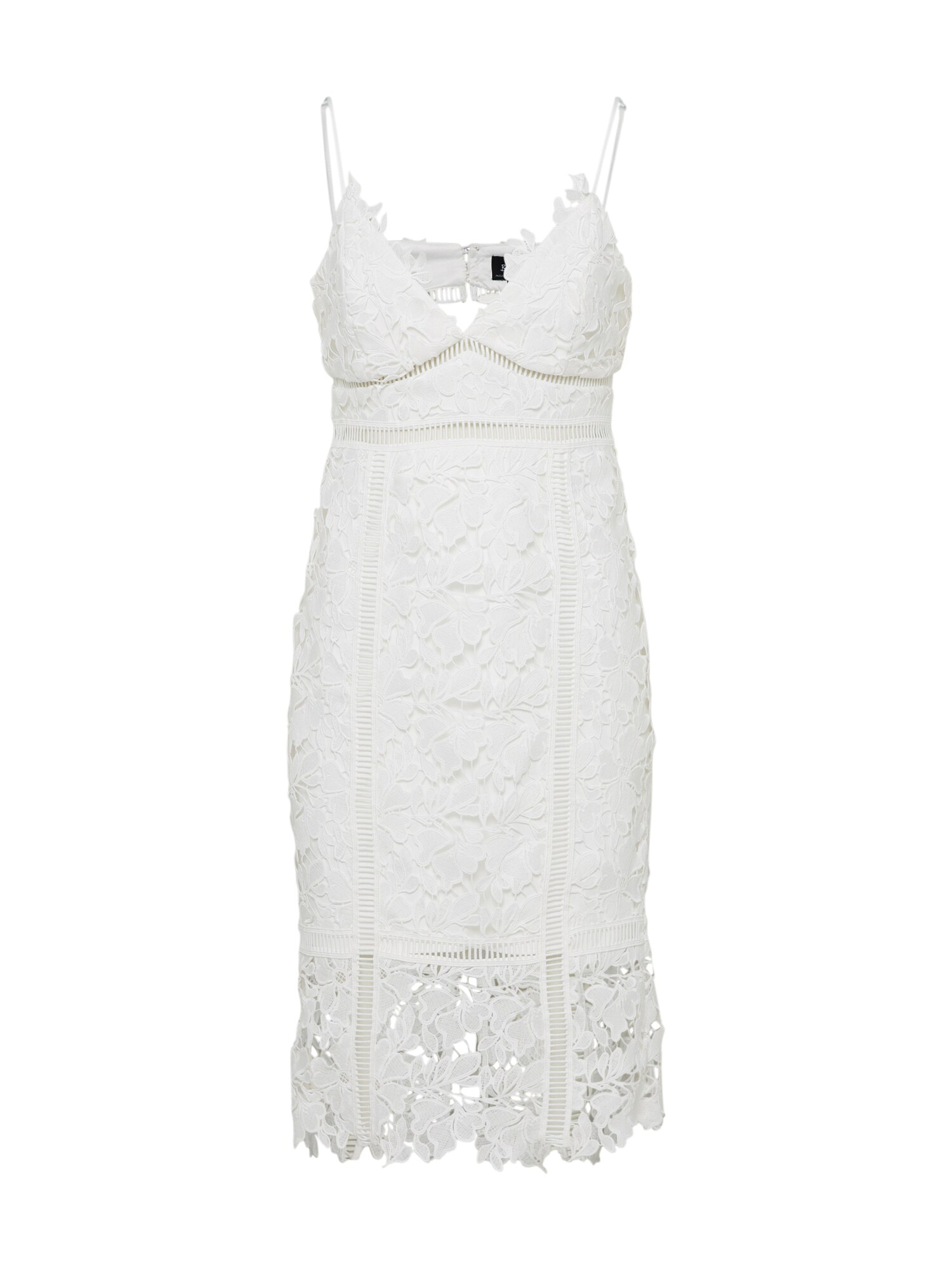 Bardot Kokteilinė suknelė 'Botanica'  balta